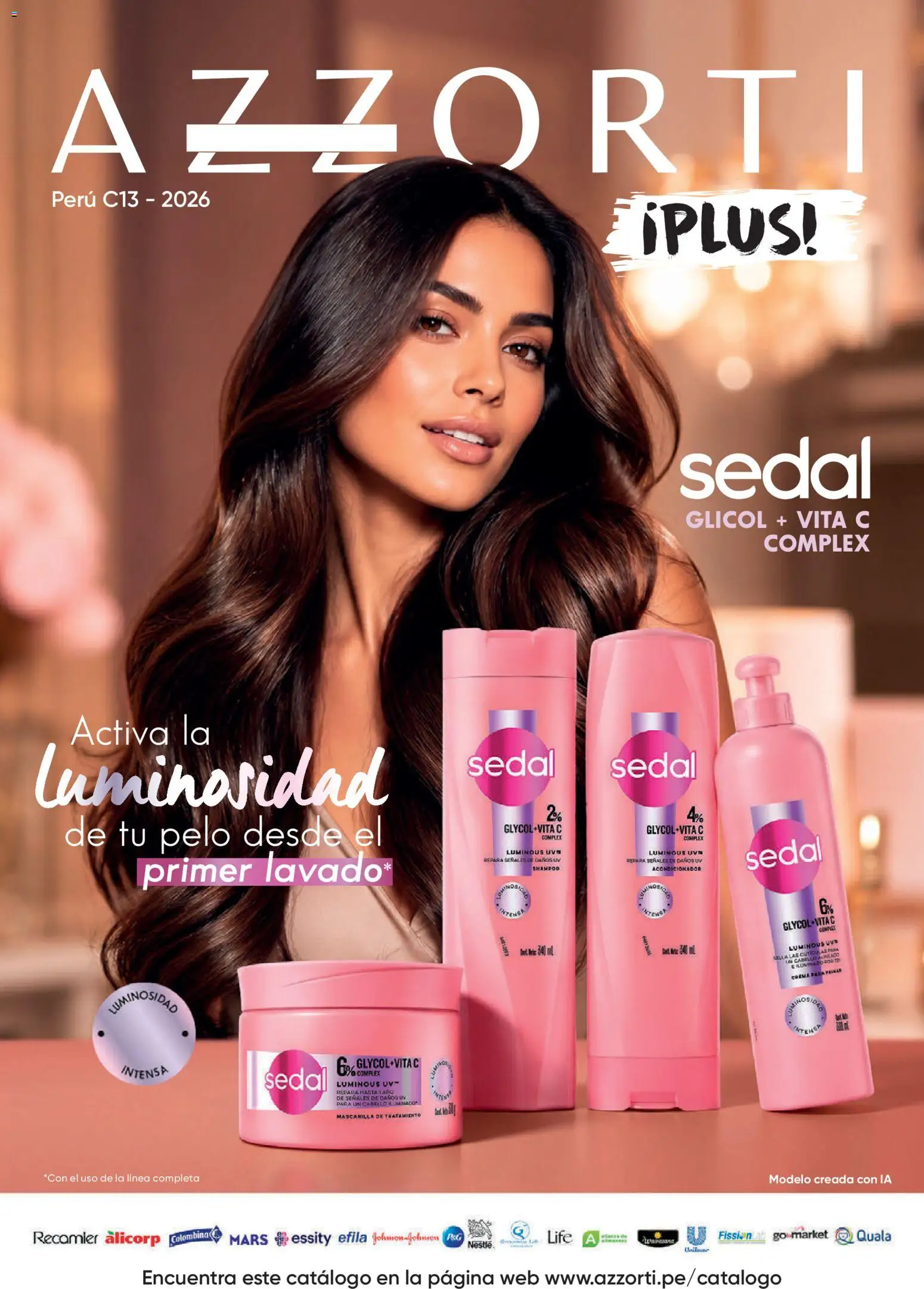 Vista previa de Azzorti plus catálogo - Campaña 13 de la tienda Azzorti válido desde 14/08/2026 - Shampoo, Crema, Acondicionador