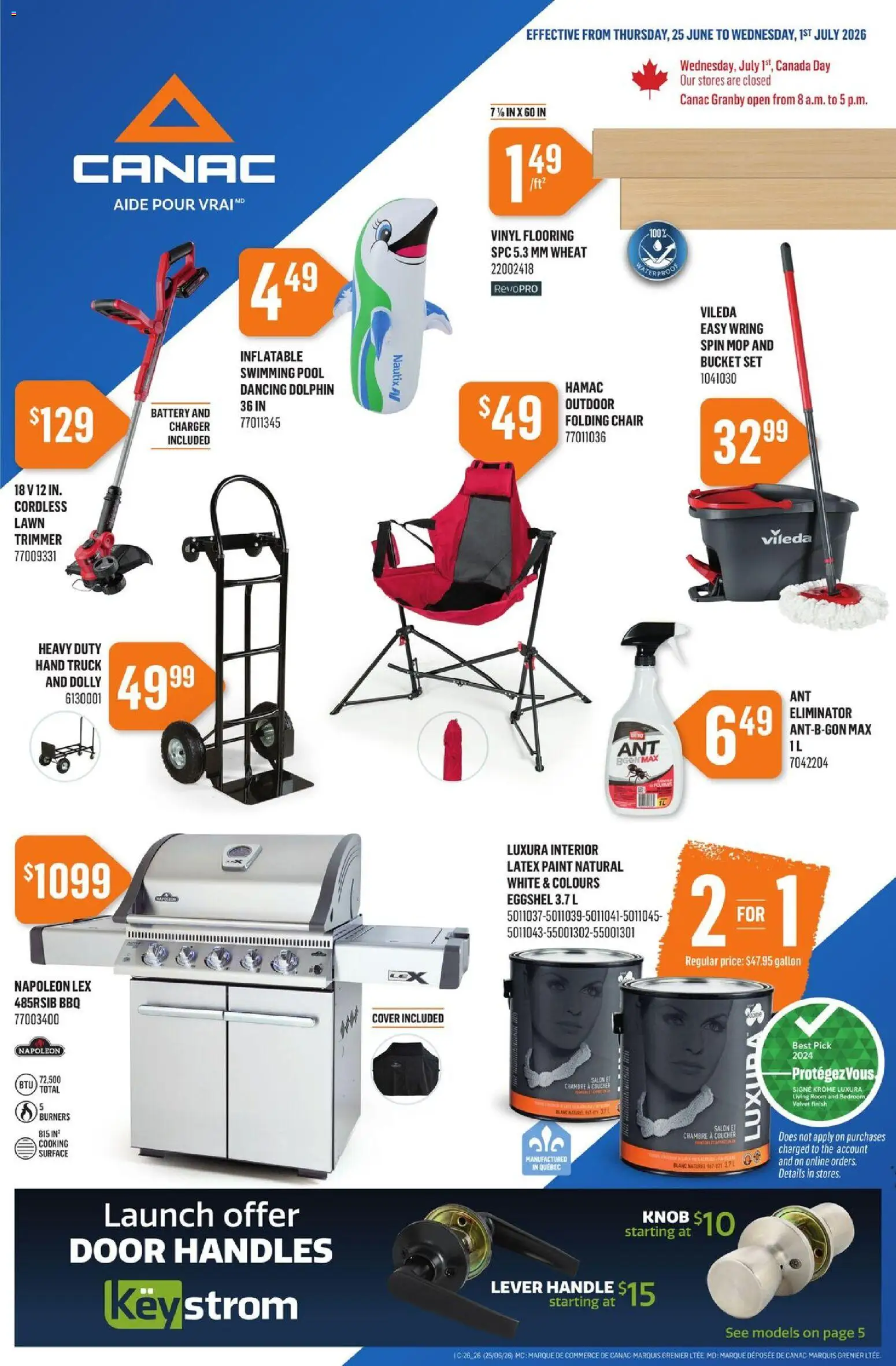 Preview of leaflet Canac weekly flyer from shop Canac is valid from Jun 25, 2026