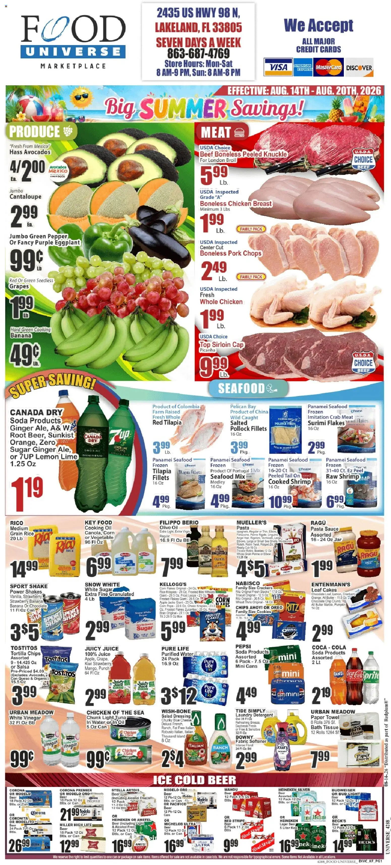 Ad Preview of Food Universe Food Universe Weekly Ad from 08/14/2026