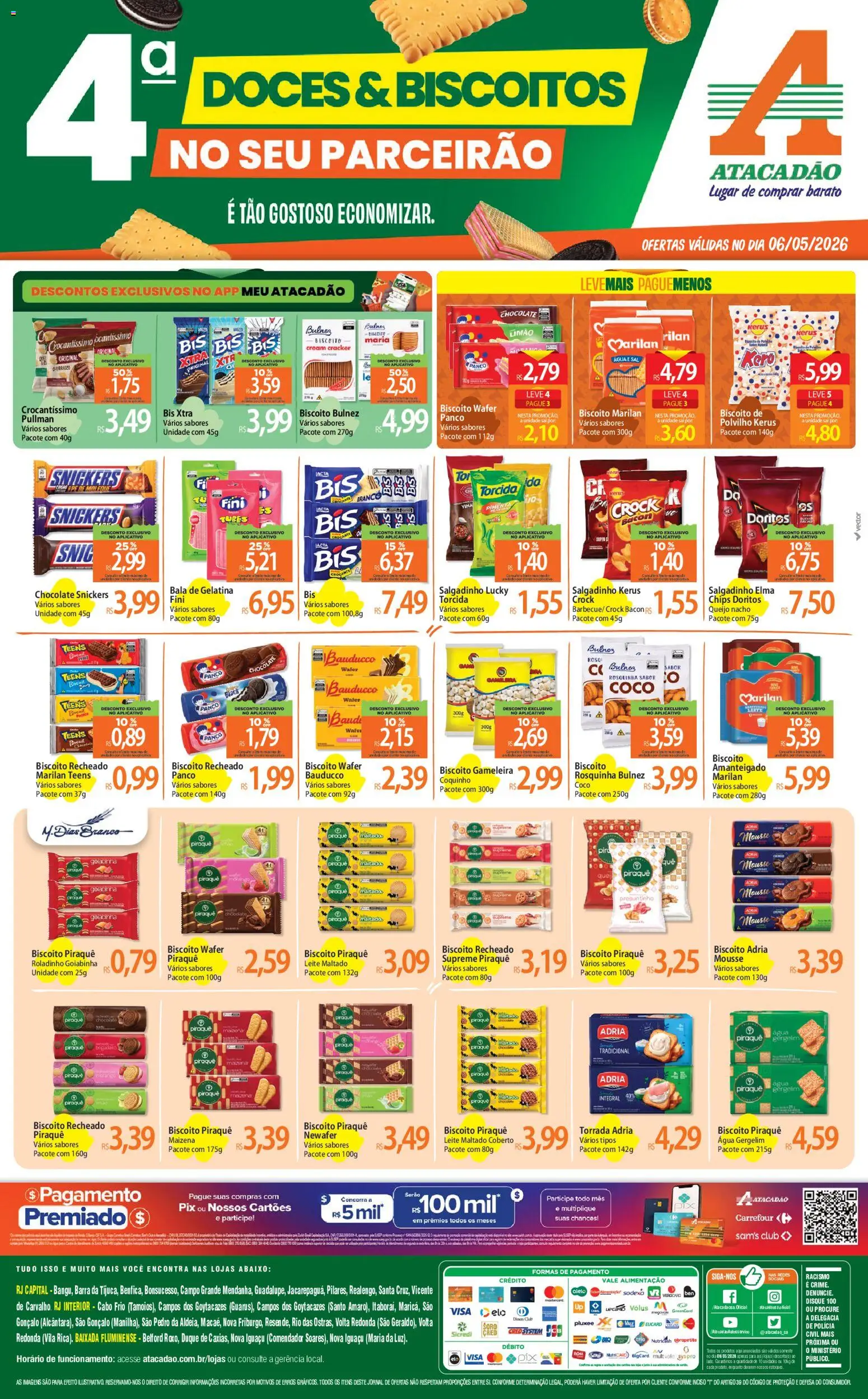 Pré-Visualização do folheto "Atacadão ofertas - RJ" da loja Atacadão válido a partir de 06/05/2026
