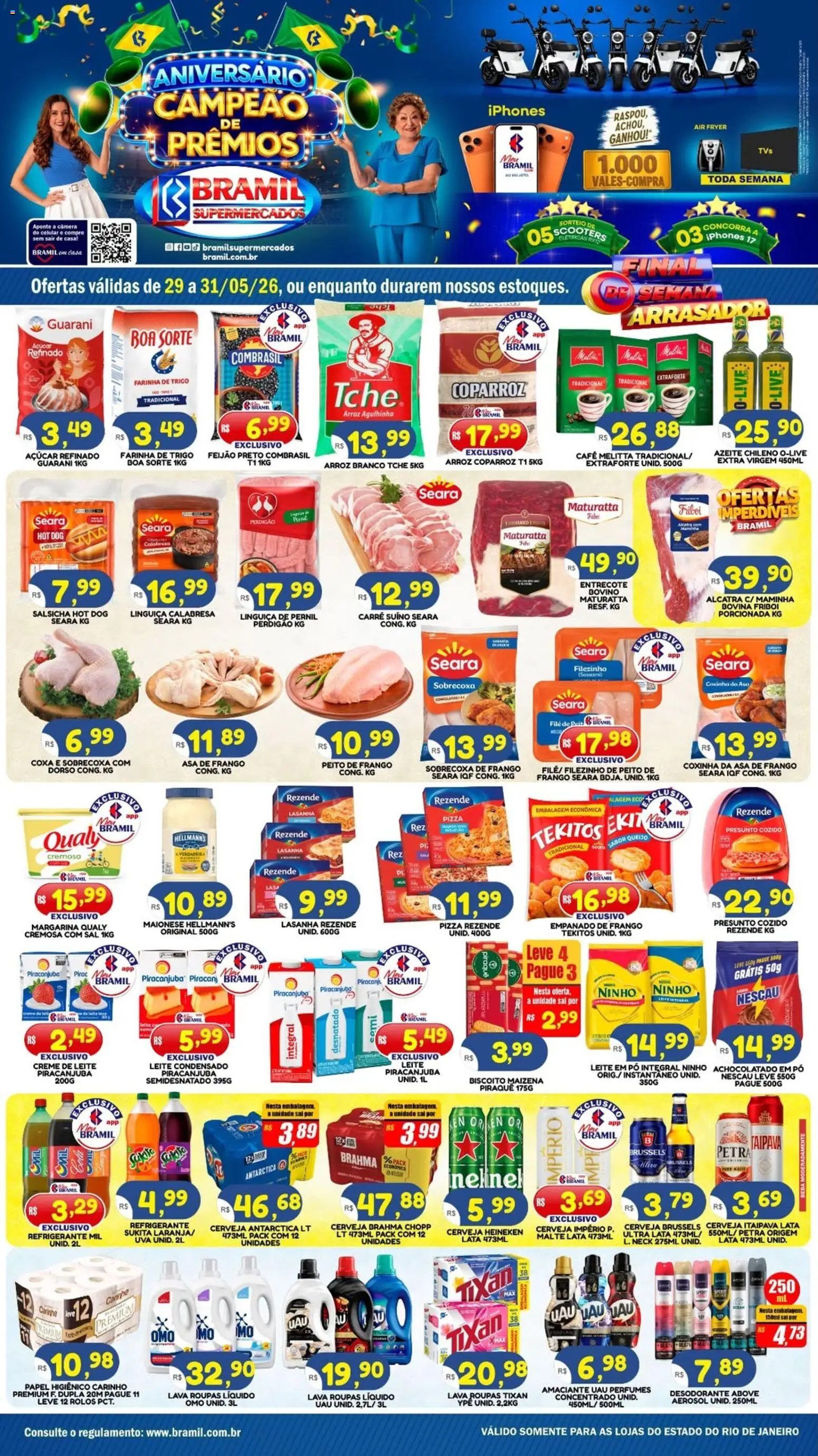 Pré-Visualização do folheto "Bramil Supermercados - Ofertas da semana" da loja Bramil Supermercados válido a partir de 29/05/2026