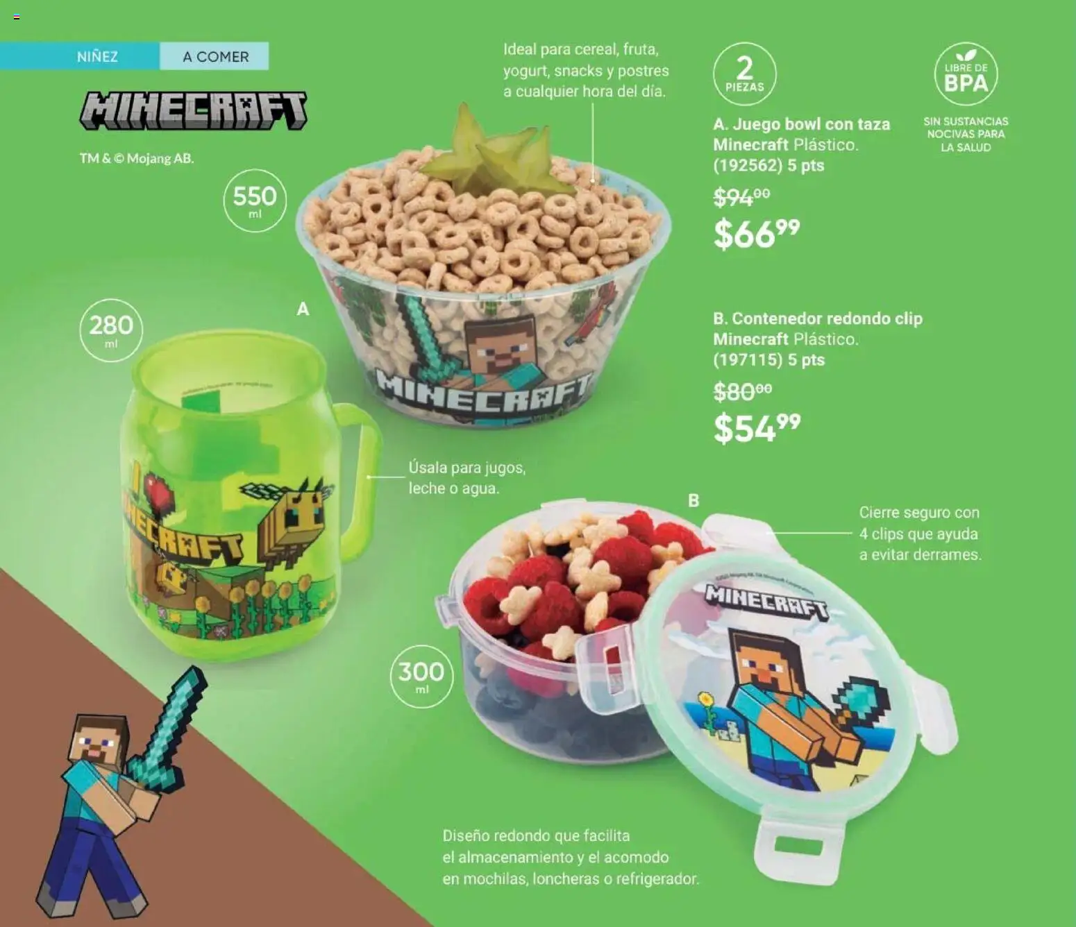 Vista previa las ofertas de la tienda AVON - AVON Casa & Estilo 8 2026 desde el 08/05/2026 - Juego, Leche, Snacks, Taza, Contenedor, Bowl