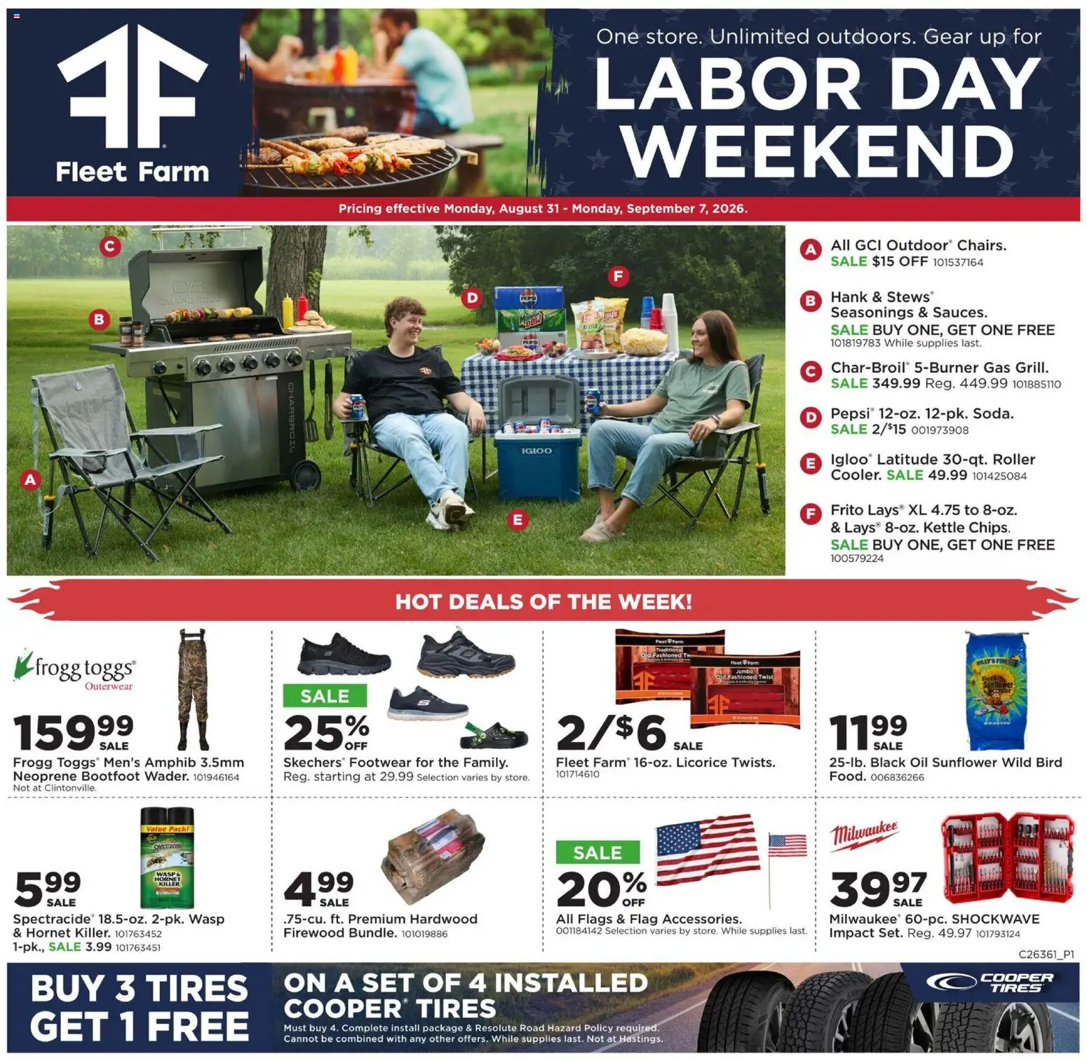 Ad Preview of Mills Fleet Farm Mills Fleet Farm Weekly Ad from 08/31/2026