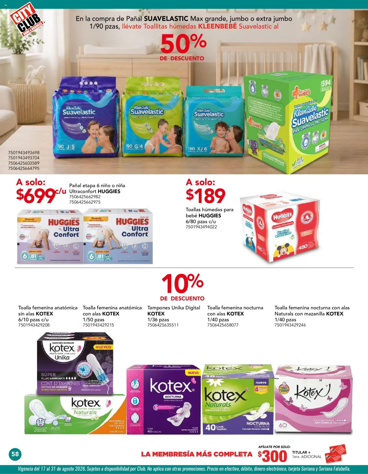 Vista previa las ofertas de la tienda City Club - City Club catálogo desde el 03/08/2026 