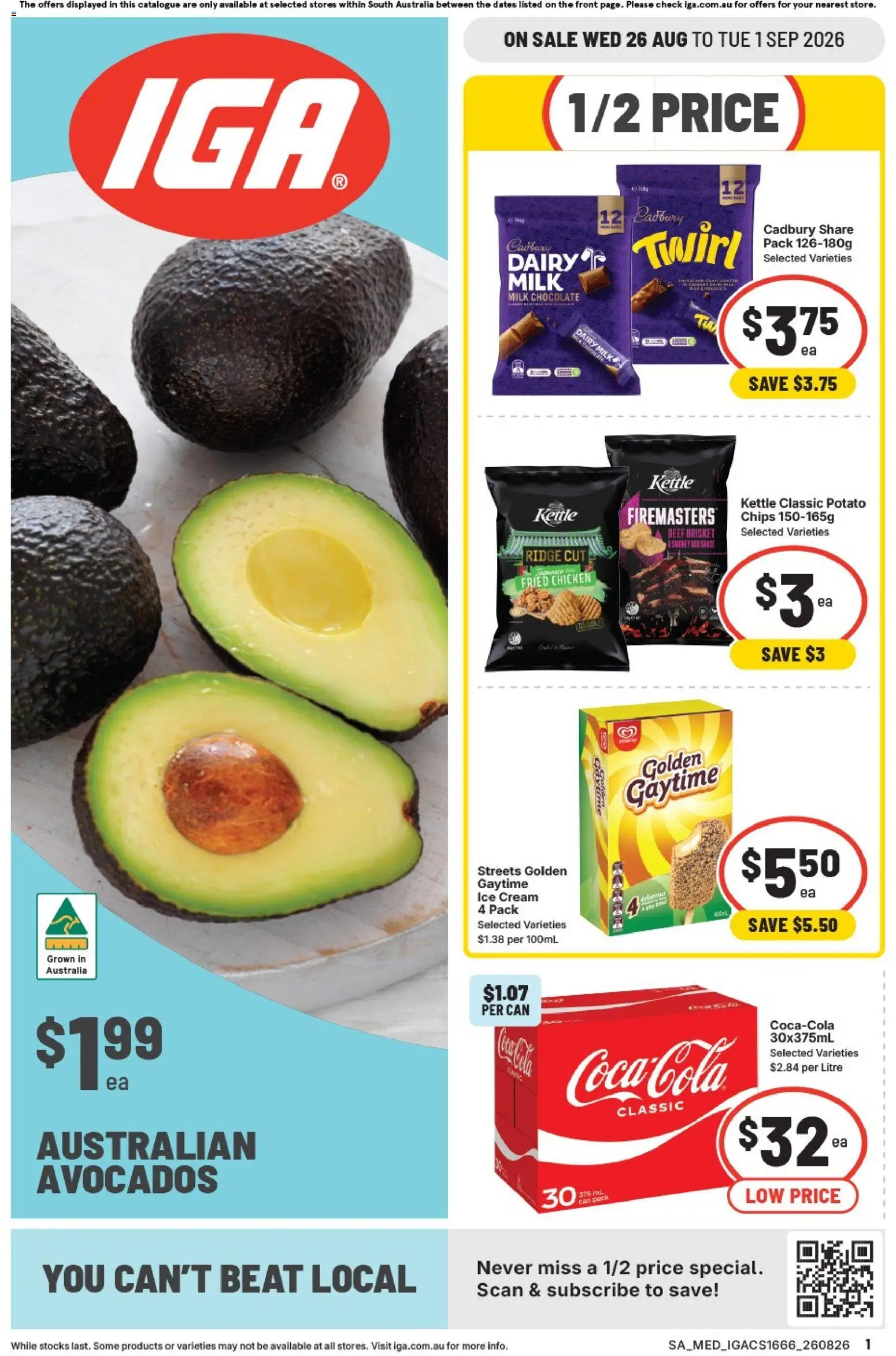 Preview of catalogue IGA catalogue Leabrook from shop IGA valid 26/08/2026