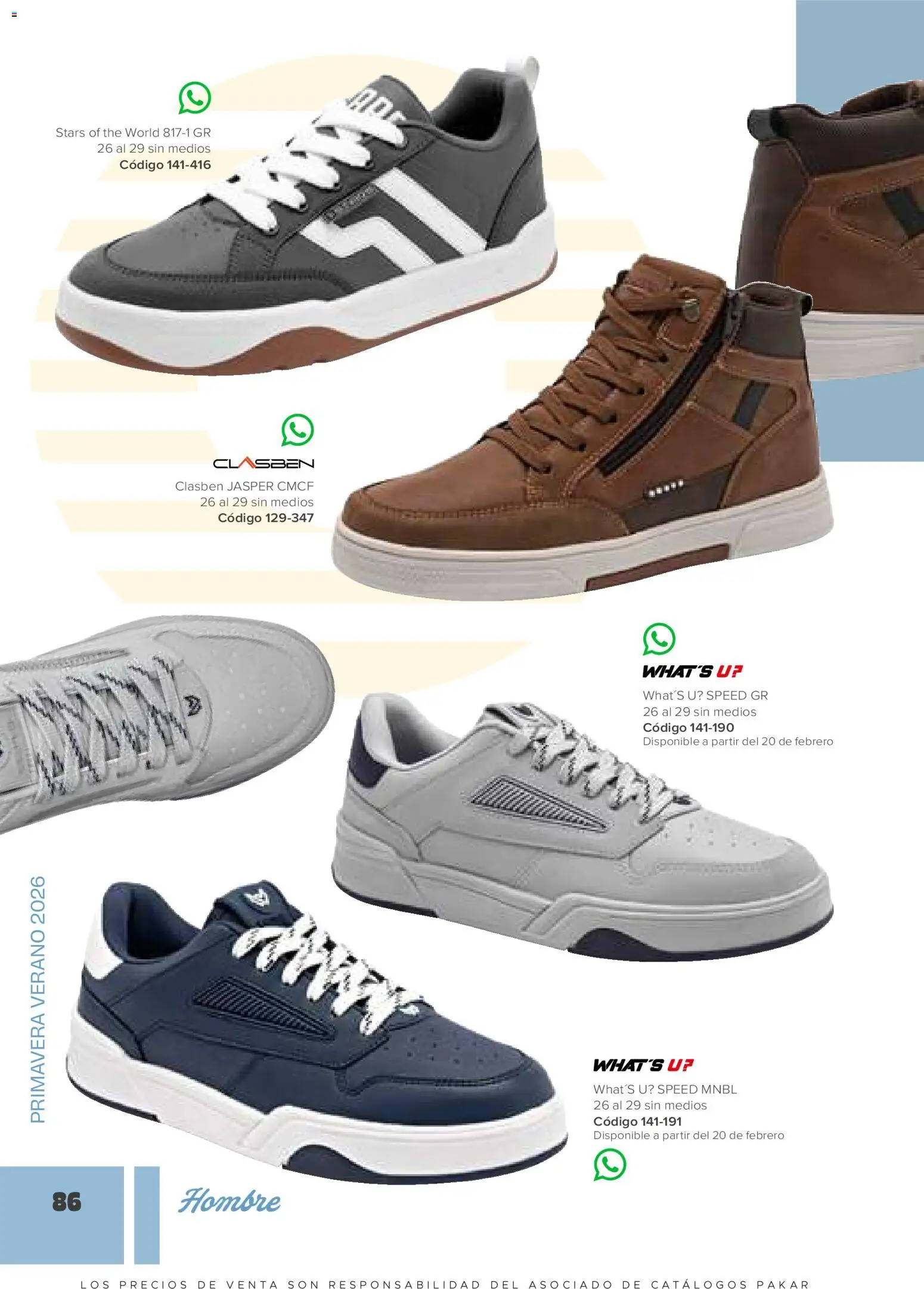 Vista previa las ofertas de la tienda SC Pakar - Catálogo Hombre desde el 30/01/2026 