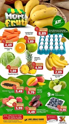 Pré-Visualização do folheto "São Judas Tadeu ofertas Hortifruti" da loja São Judas Tadeu válido a partir de 22/09/2026