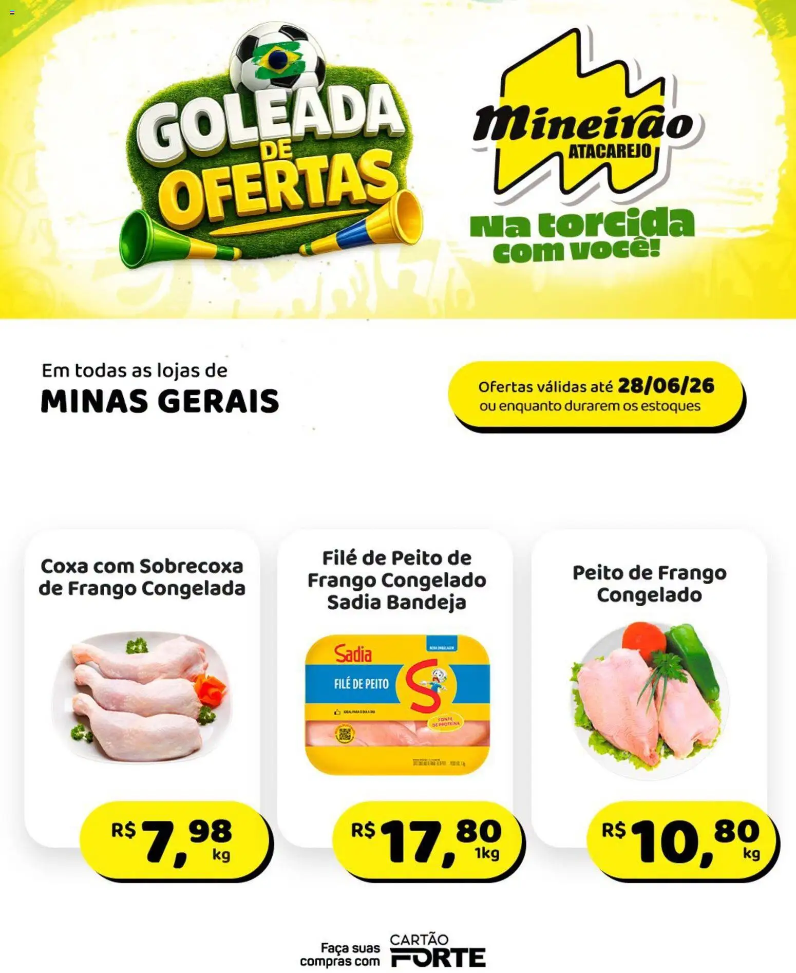 Pré-Visualização do folheto "Mineirão Atacarejo - Ofertas da semana" da loja Mineirão Atacarejo válido a partir de 22/06/2026