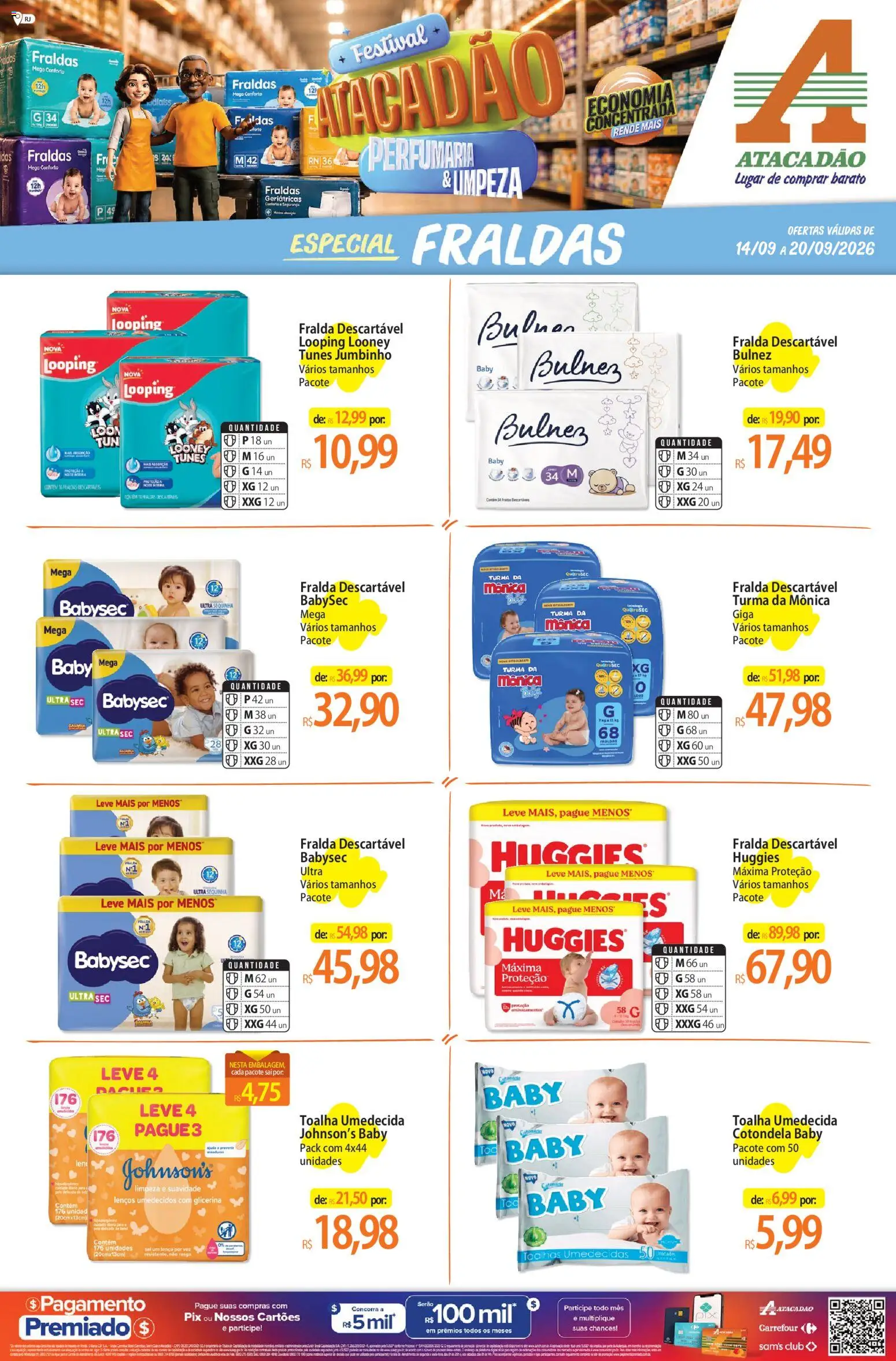 Pré-Visualização do folheto "Atacadão ofertas - RJ" da loja Atacadão válido a partir de 14/09/2026
