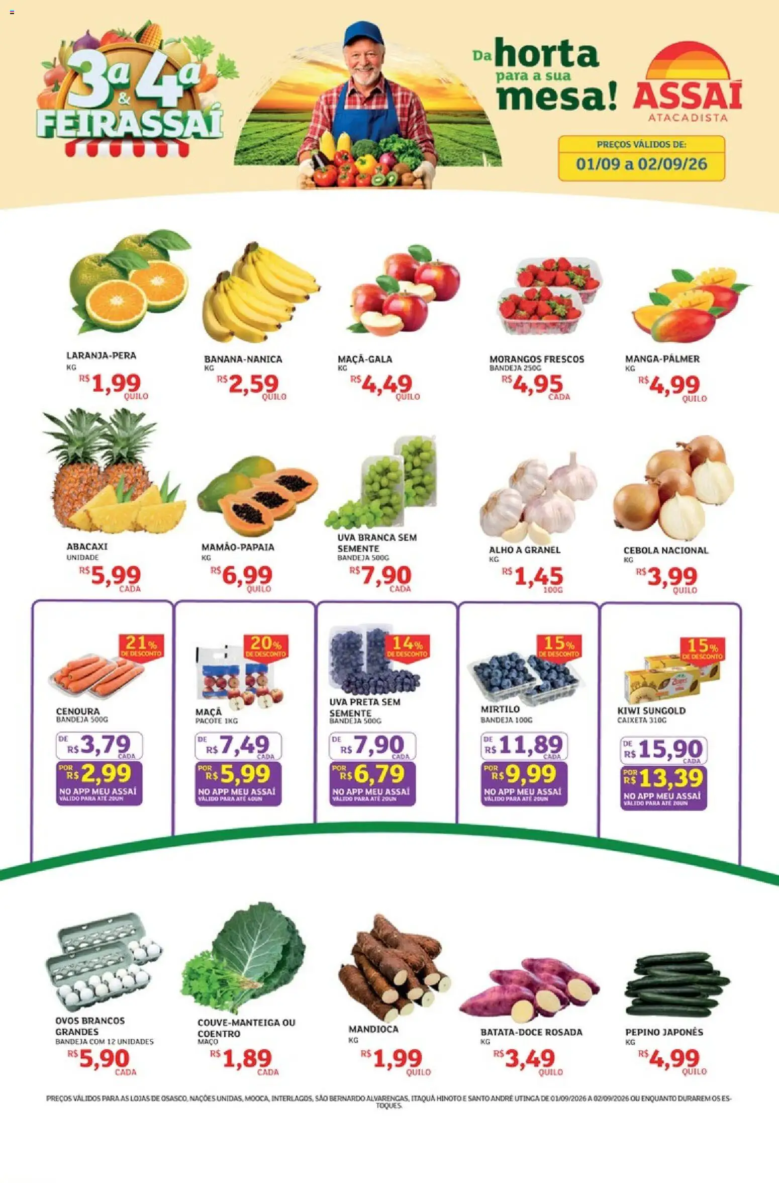 Pré-Visualização do folheto "Assaí Atacadista ofertas - SP" da loja Assaí Atacadista válido a partir de 01/09/2026