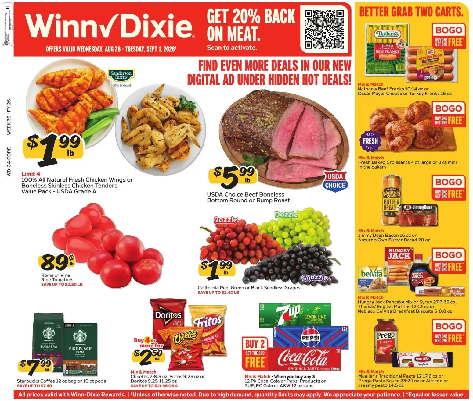 Ad Preview of Winn Dixie Winn Dixie Weekly Ad from 08/26/2026