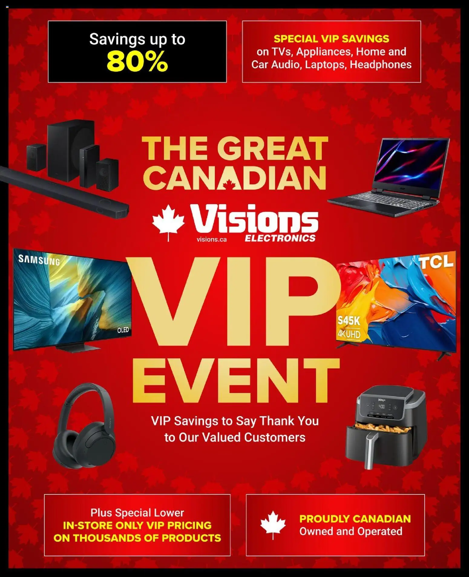 Preview of leaflet Visions weekly flyer / circulaire from shop Visions is valid from Jul 03, 2026 - Headphones
