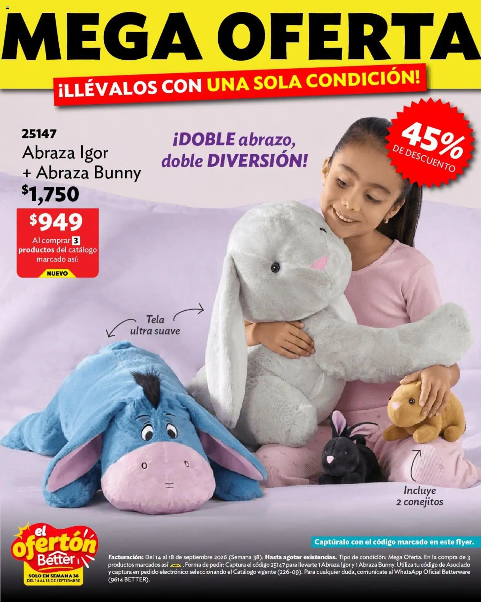 Vista previa las ofertas de la tienda Betterware - Betterware catálogo El Ofertón desde el 14/09/2026 