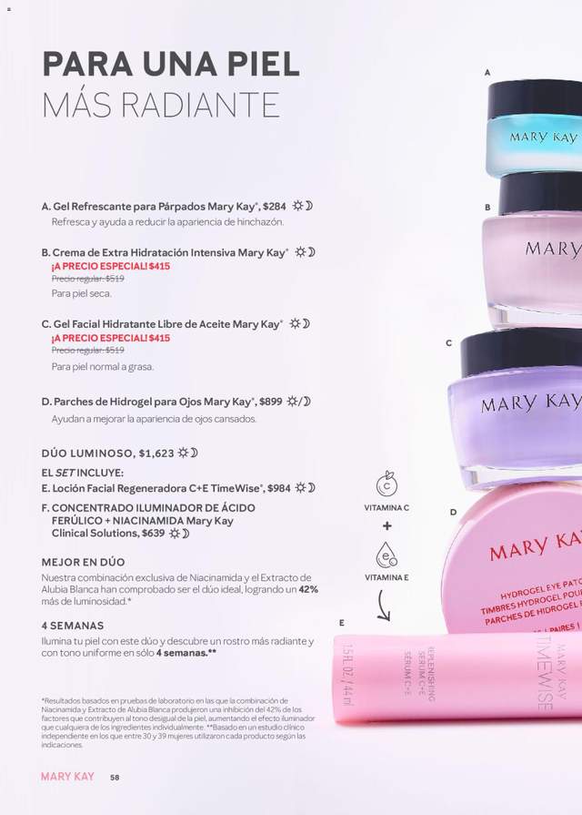 Nuevo catálogo de Mary Kay a partir del 01/05