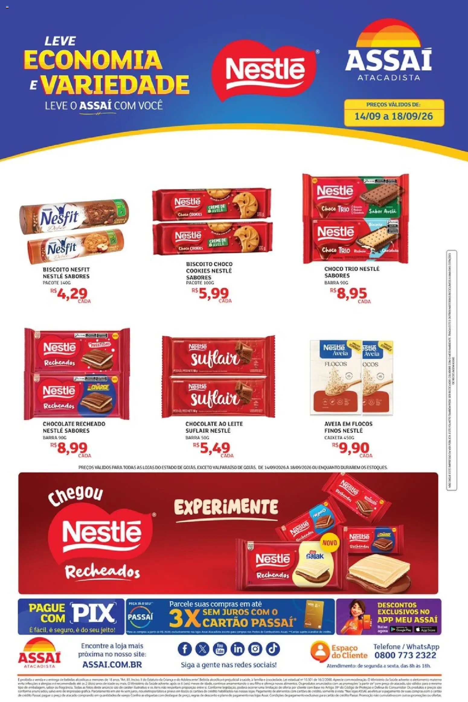 Pré-Visualização do folheto "Assaí Atacadista ofertas - GO" da loja Assaí Atacadista válido a partir de 14/09/2026