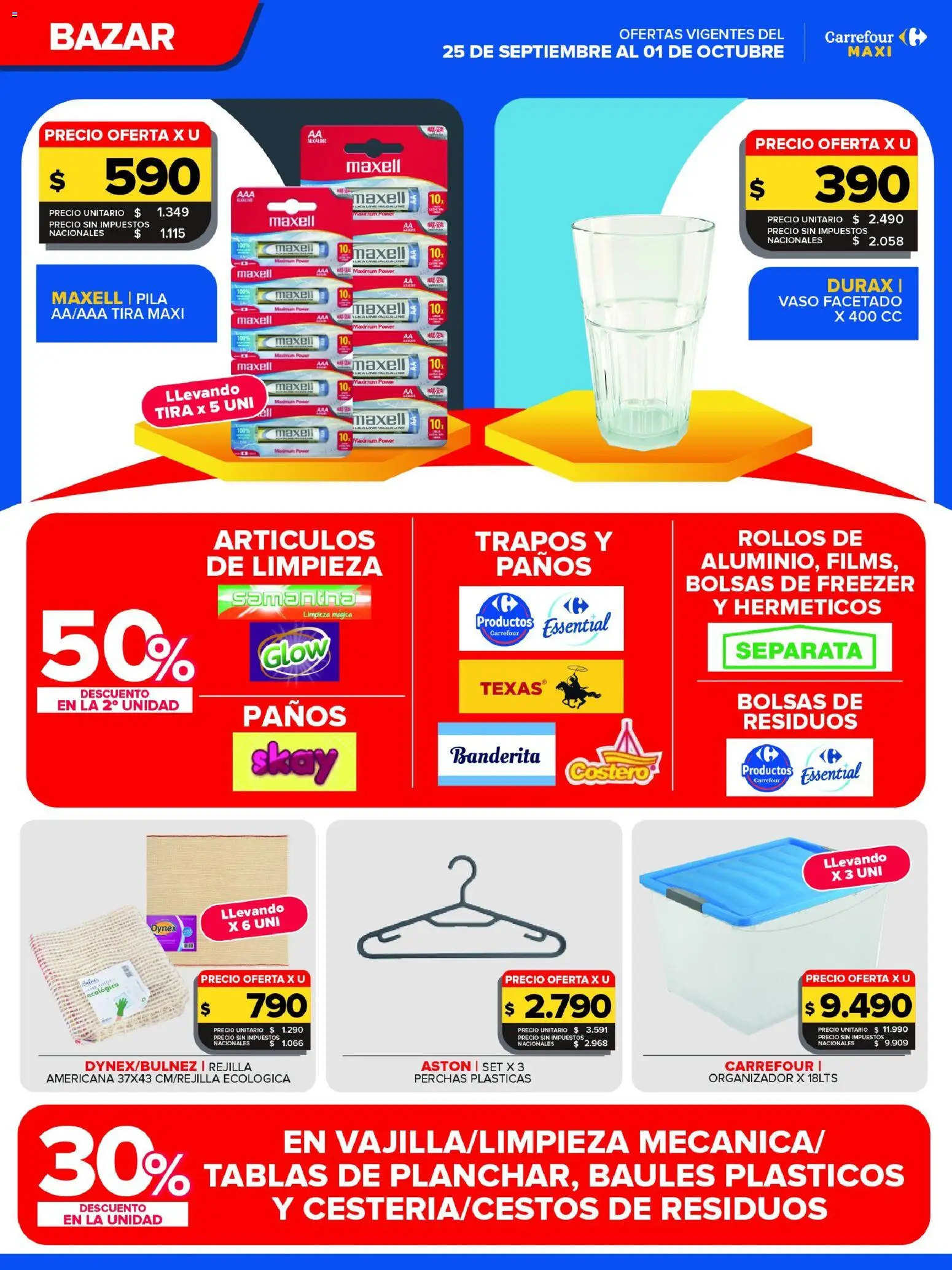 Vista previa del folleto de la tienda Carrefour Maxi válido desde el 25/09/2026 