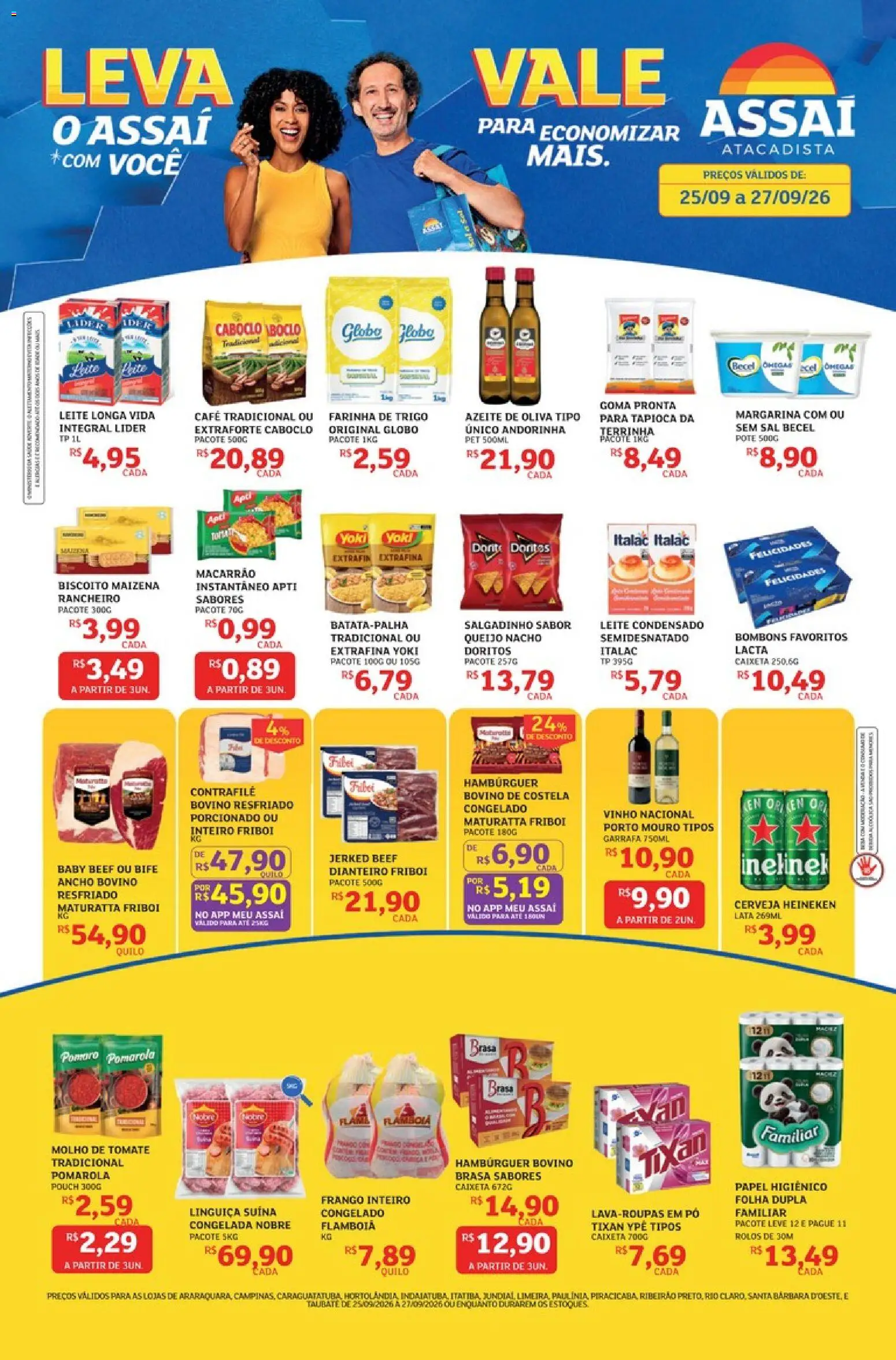 Pré-Visualização do folheto "Assaí Atacadista ofertas - SP" da loja Assaí Atacadista válido a partir de 25/09/2026