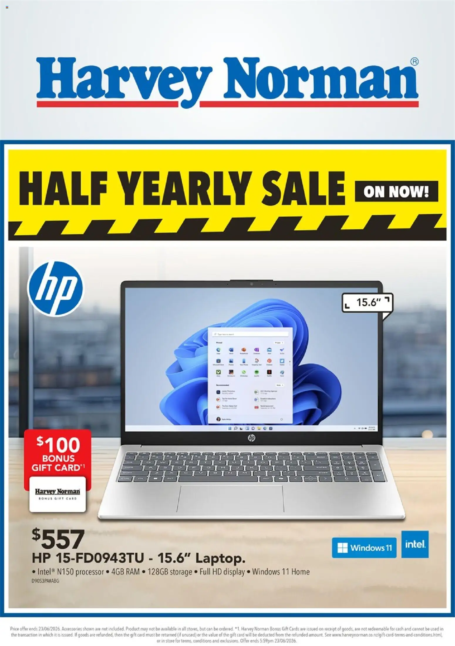 Preview of catalogue Harvey Norman Half Early Sale On Laptops And Gaming from shop Harvey Norman valid 13 Jun 2026