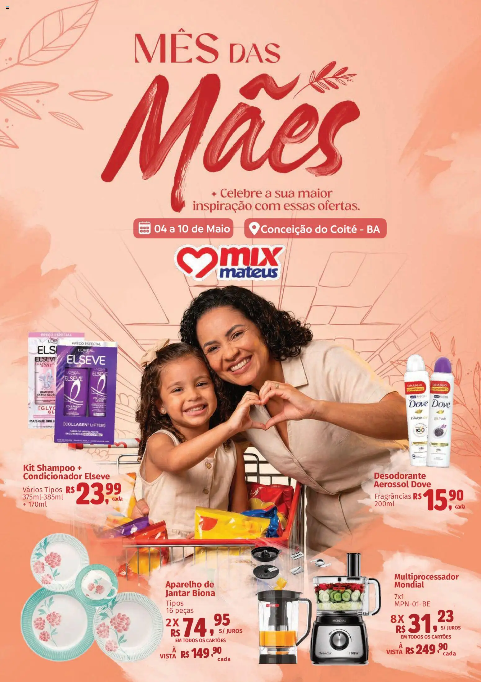Pré-Visualização do folheto "Mateus ofertas das Mulheres" da loja Mateus válido a partir de 04/05/2026