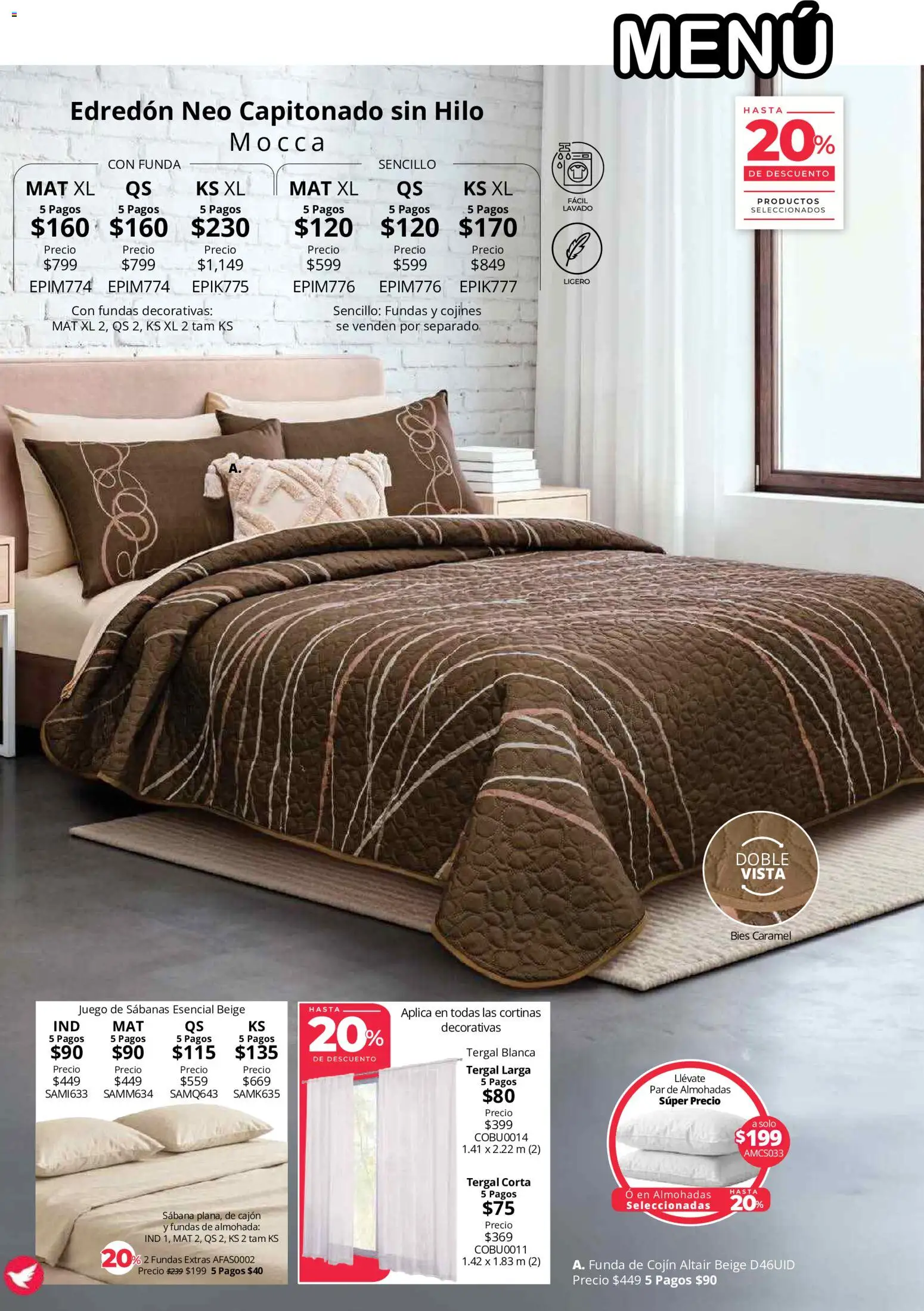 Vista previa las ofertas de la tienda Colchas Concord - Colchas Concord catálogo desde el 01/08/2026 