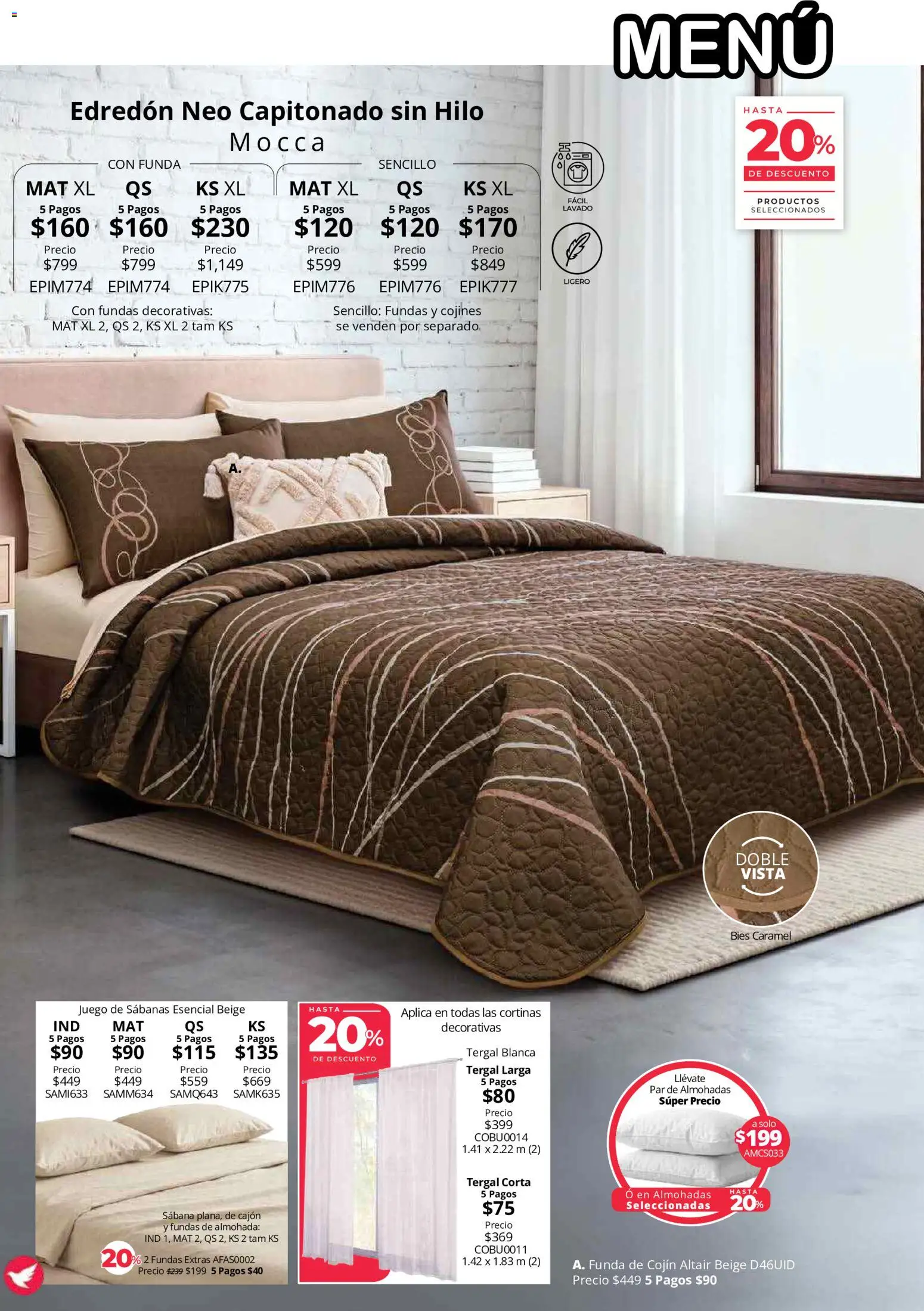Vista previa las ofertas de la tienda Colchas Concord - Colchas Concord catálogo desde el 01/08/2026 - Juego, Almohada, Sabanas, Cortinas, Funda