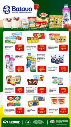 Pré-Visualização do folheto "Semar Supermercado ofertas Batavo" da loja Semar Supermercado válido a partir de 01/07/2026