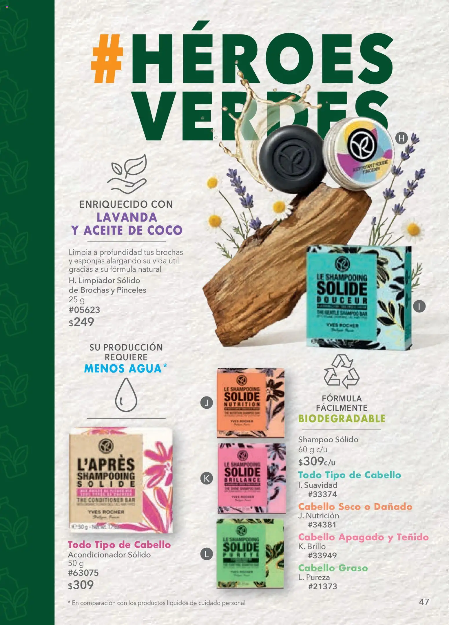 Vista previa las ofertas de la tienda Yves Rocher - Campaña 4 2026 desde el 03/03/2026 - Agua, Coco, Shampoo, Aceite de coco, Aceite, Esponjas, Brillo, Limpiador