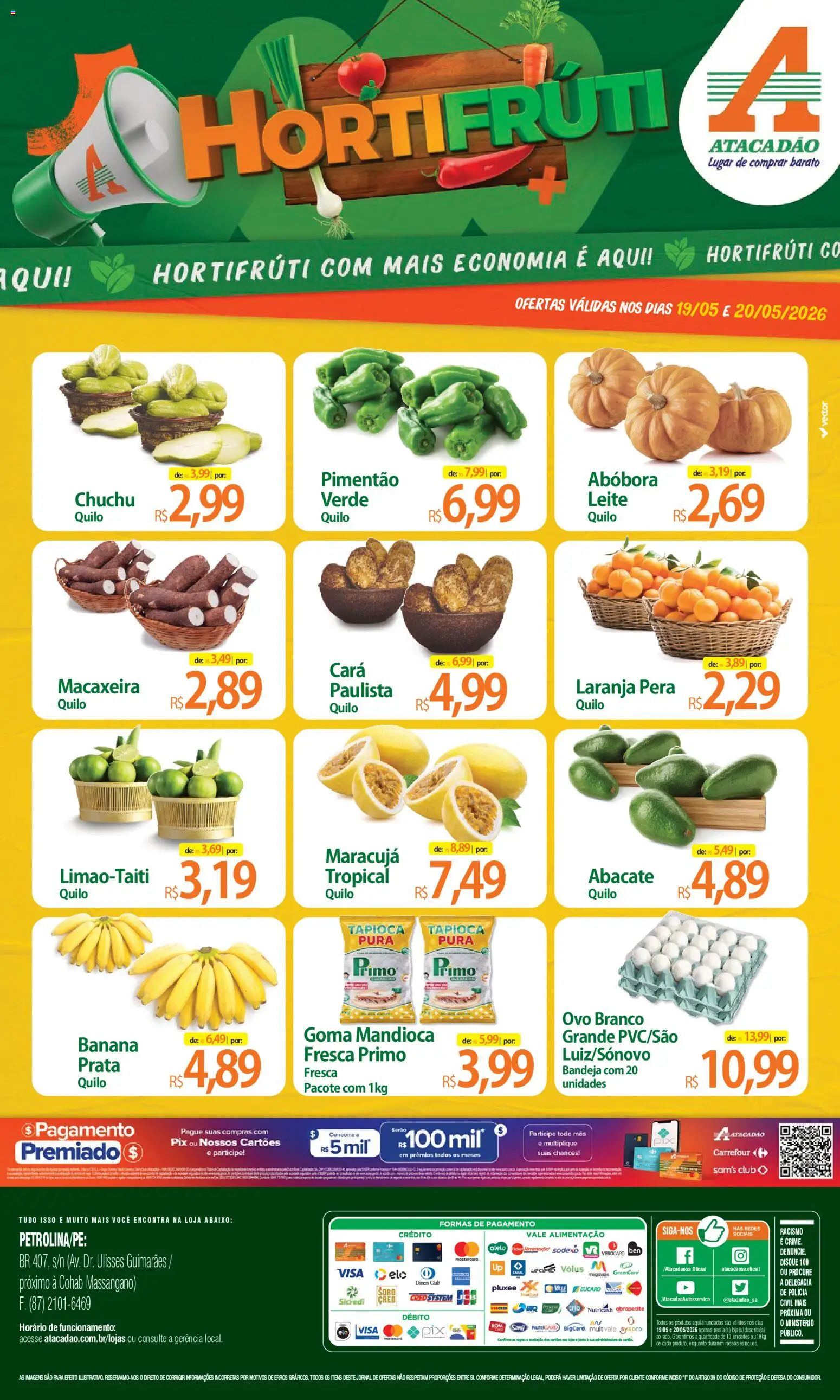 Pré-Visualização do folheto "Atacadão ofertas - PE" da loja Atacadão válido a partir de 19/05/2026