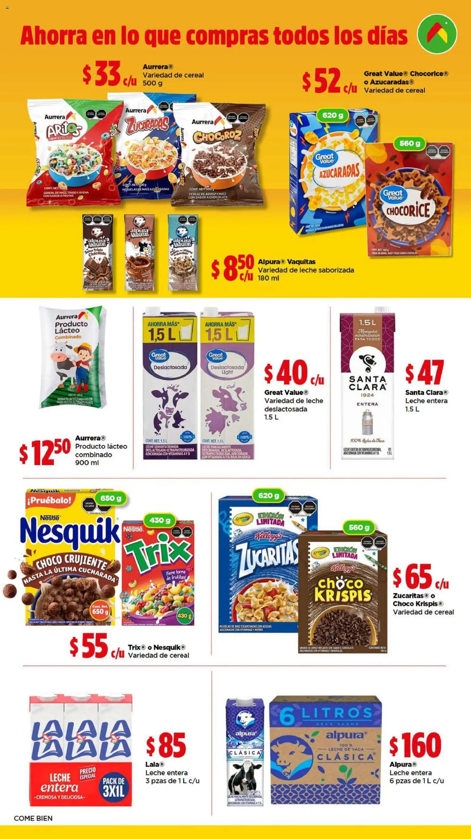 Vista previa las ofertas de la tienda Bodega Aurrerá - Bodega Aurrerá folleto Precios que no se tocan - Llena tu carrito con esenciales desde el 21/10/2026 
