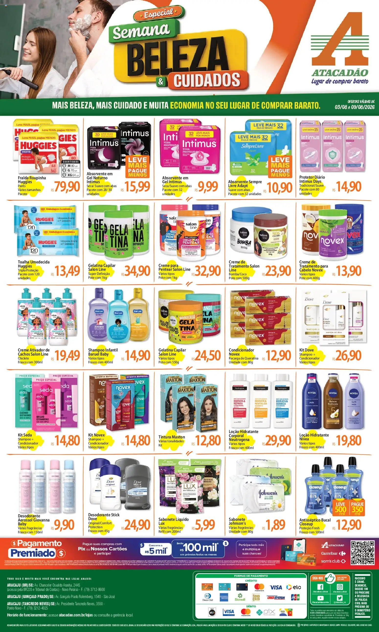 Pré-Visualização do folheto "Atacadão ofertas - SE" da loja Atacadão válido a partir de 03/08/2026