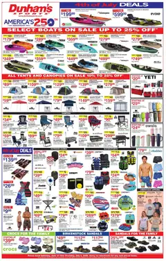 Ad Preview of Dunham's Sports Dunham's Sports Weekly Ad from 06/27/2026