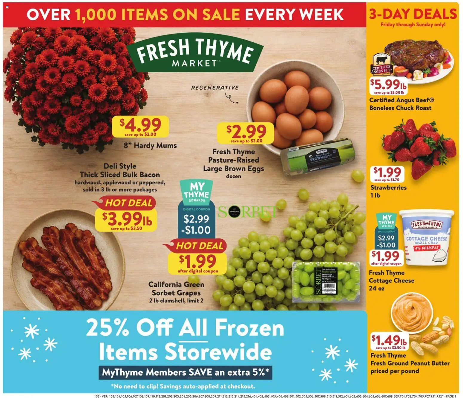 Ad Preview of Fresh Thyme Fresh Thyme Weekly Ad from 09/23/2026