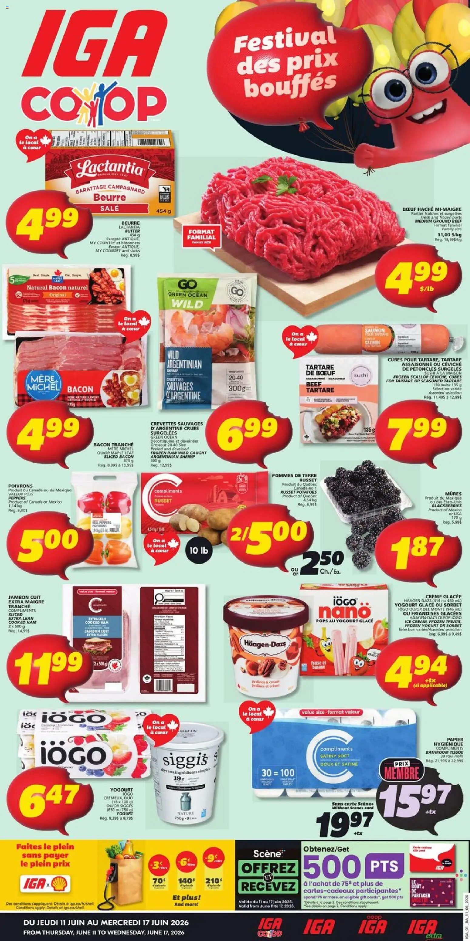 Preview of leaflet IGA weekly flyer / circulaire from shop IGA is valid from Jun 11, 2026