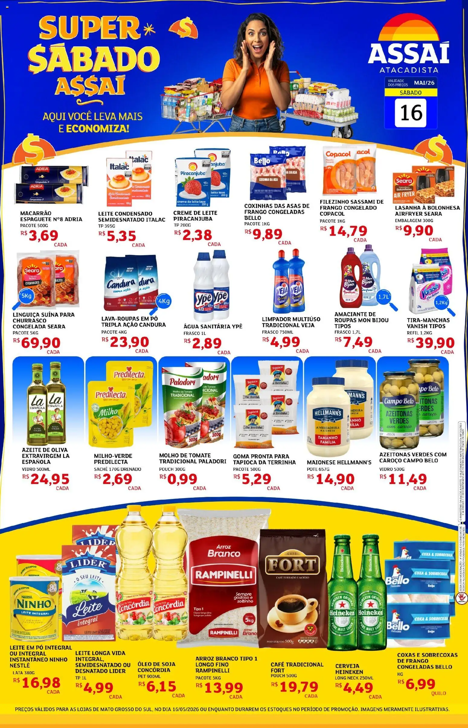 Pré-Visualização do folheto "Assaí Atacadista ofertas - MS" da loja Assaí Atacadista válido a partir de 16/05/2026