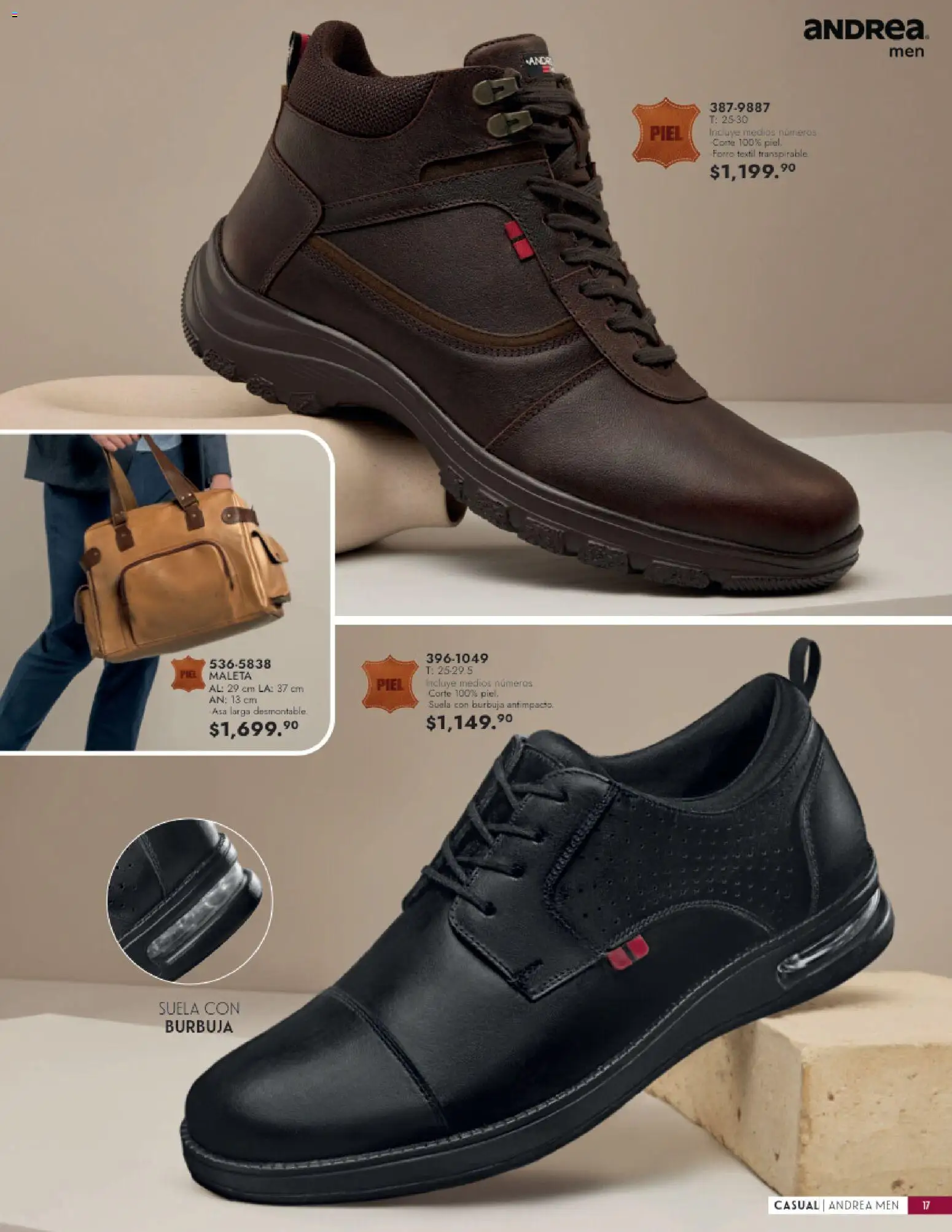 Vista previa las ofertas de la tienda Andrea - Andrea catálogo Calzado Caballero desde el 23/08/2026 