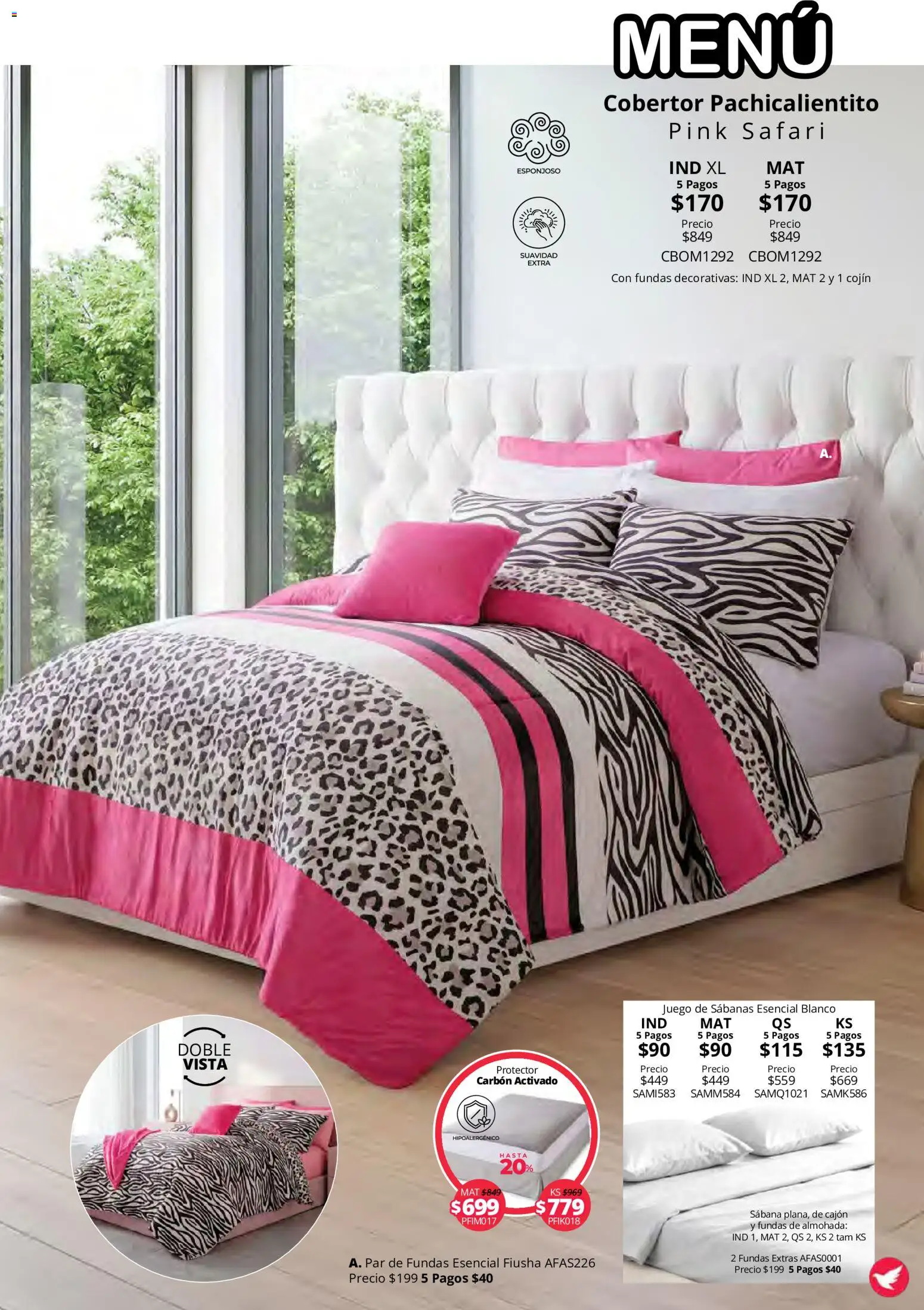 Vista previa las ofertas de la tienda Colchas Concord - Colchas Concord catálogo Colección Cobertor Calor de Hogar desde el 15/10/2026 
