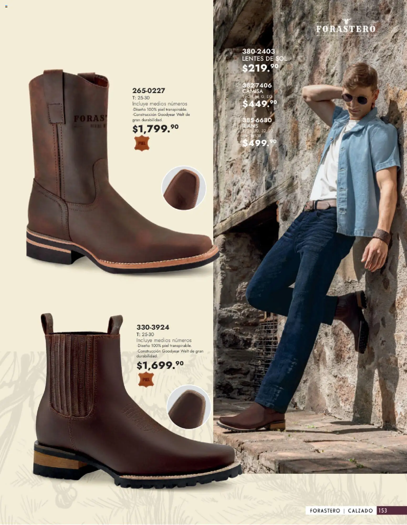 Vista previa las ofertas de la tienda Andrea - Catálogo Calzado Caballero desde el 25/01/2026 - Lentes, Camisa