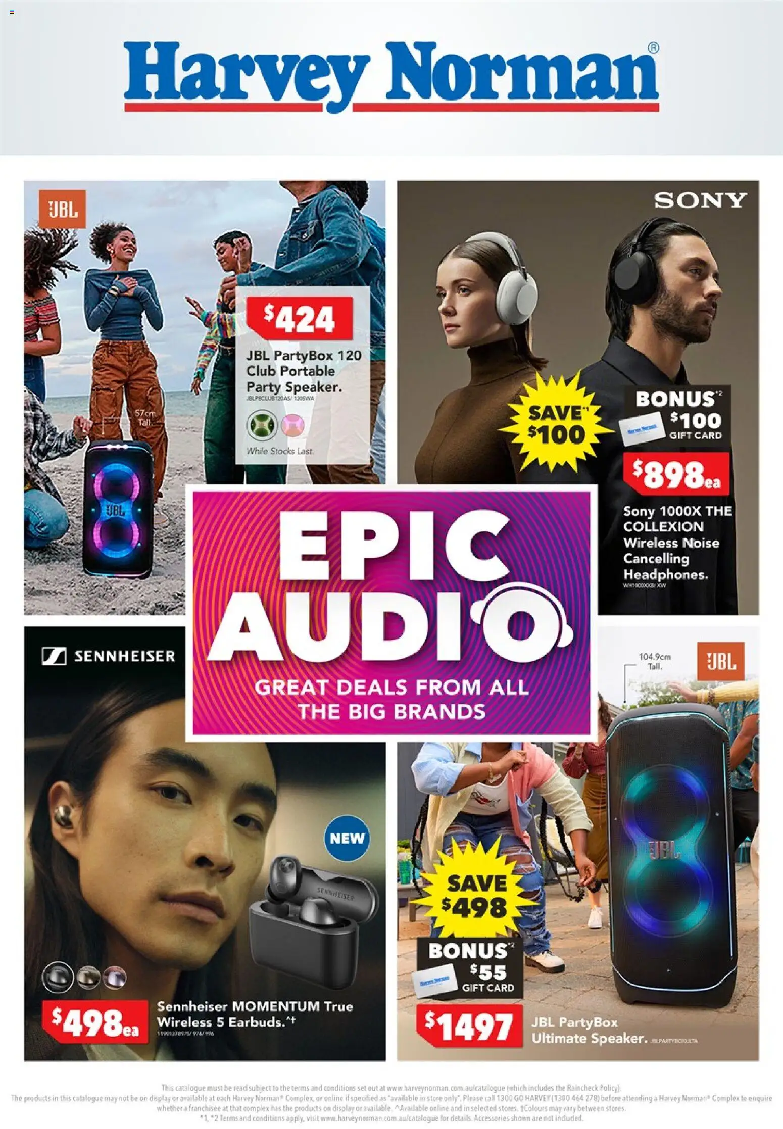 Preview of catalogue Harvey Norman Epic Audio from shop Harvey Norman valid 17/10/2026