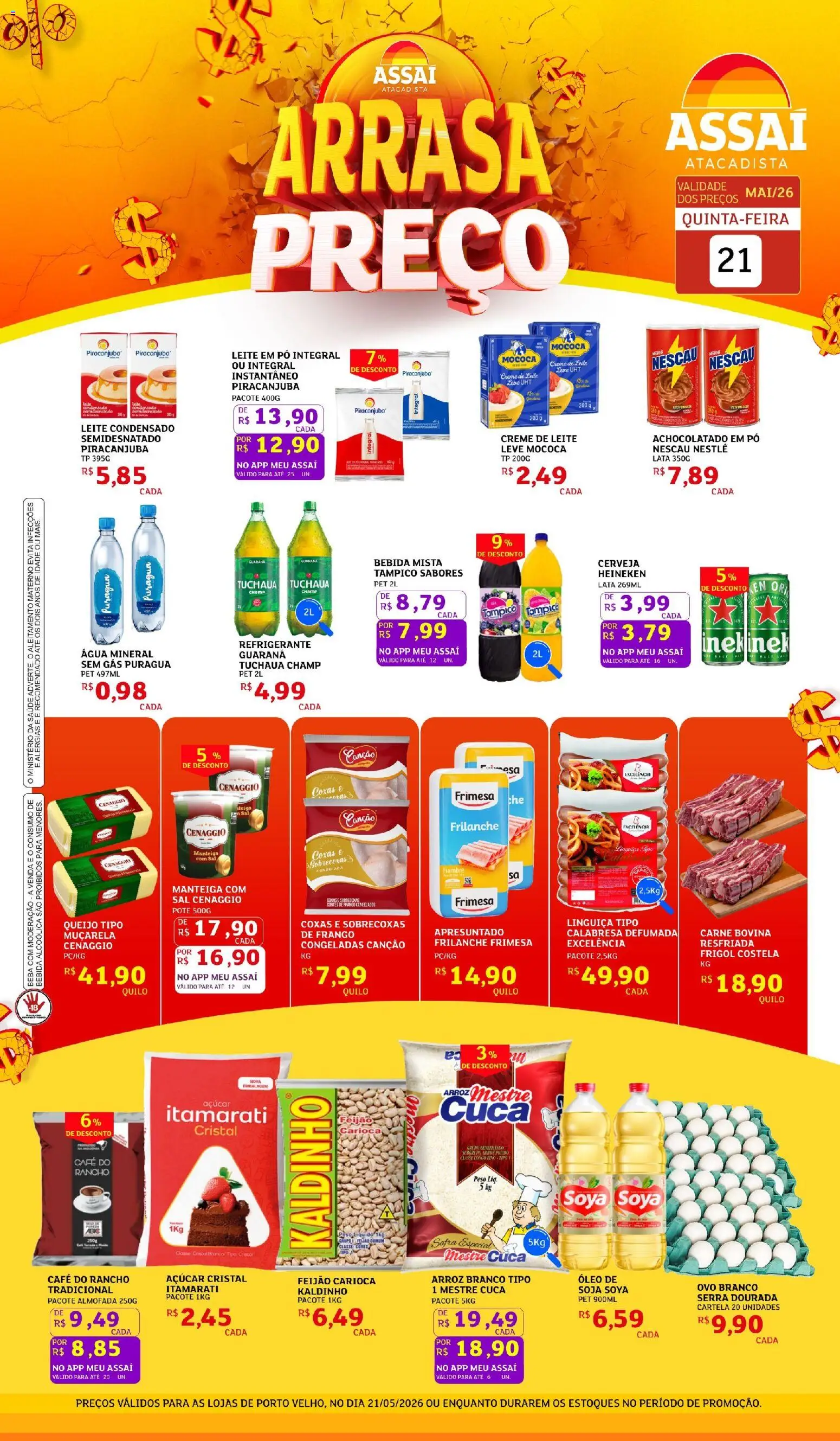 Pré-Visualização do folheto "Assaí Atacadista ofertas - RO" da loja Assaí Atacadista válido a partir de 21/05/2026