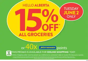 Un aperçu du dépliant Save on foods weekly flyer / circulaire du magasin Save on foods est valide à partir 28 mai 2026