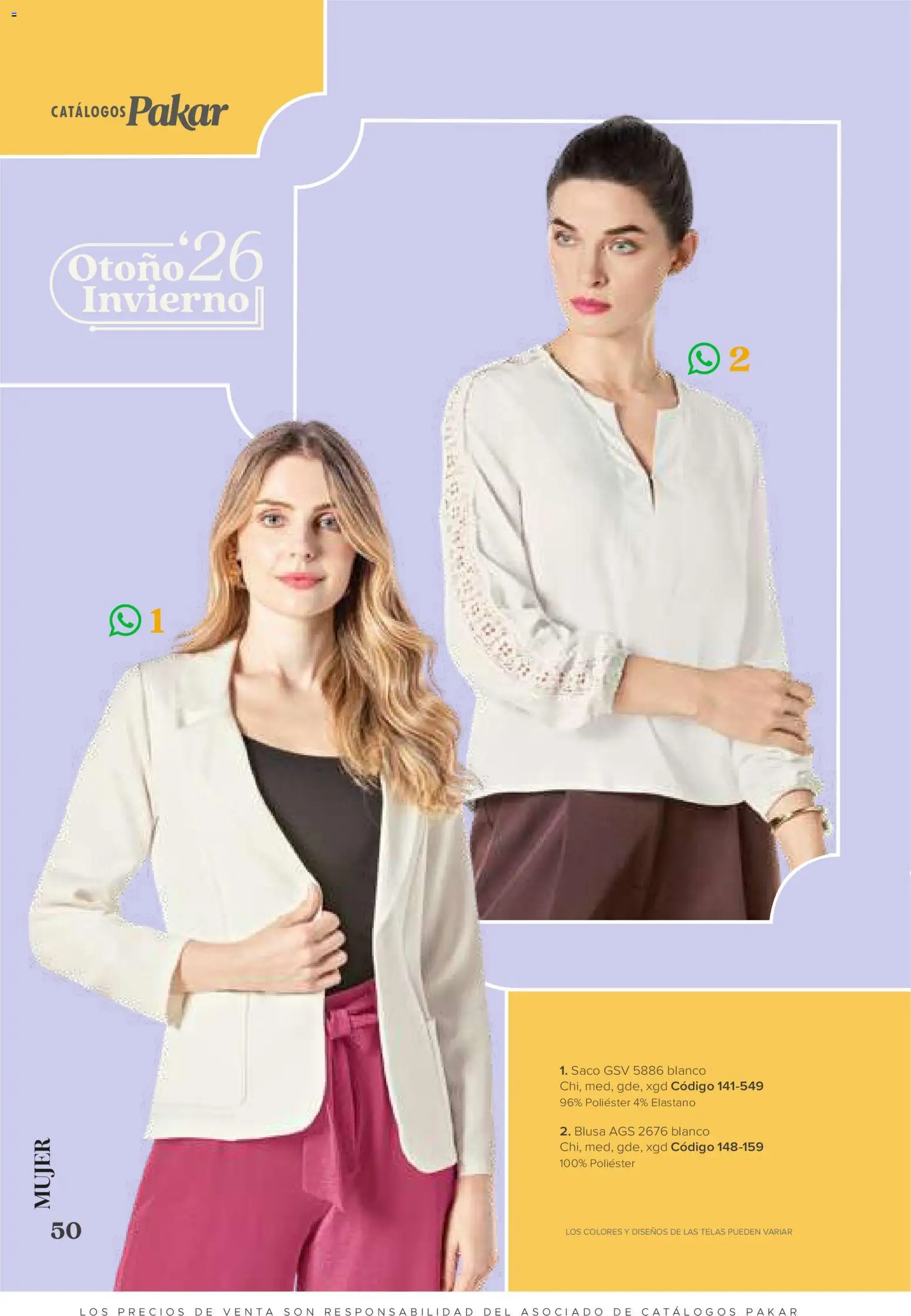 Vista previa las ofertas de la tienda SC Pakar - SC Pakar catálogo Ropa desde el 31/07/2026 
