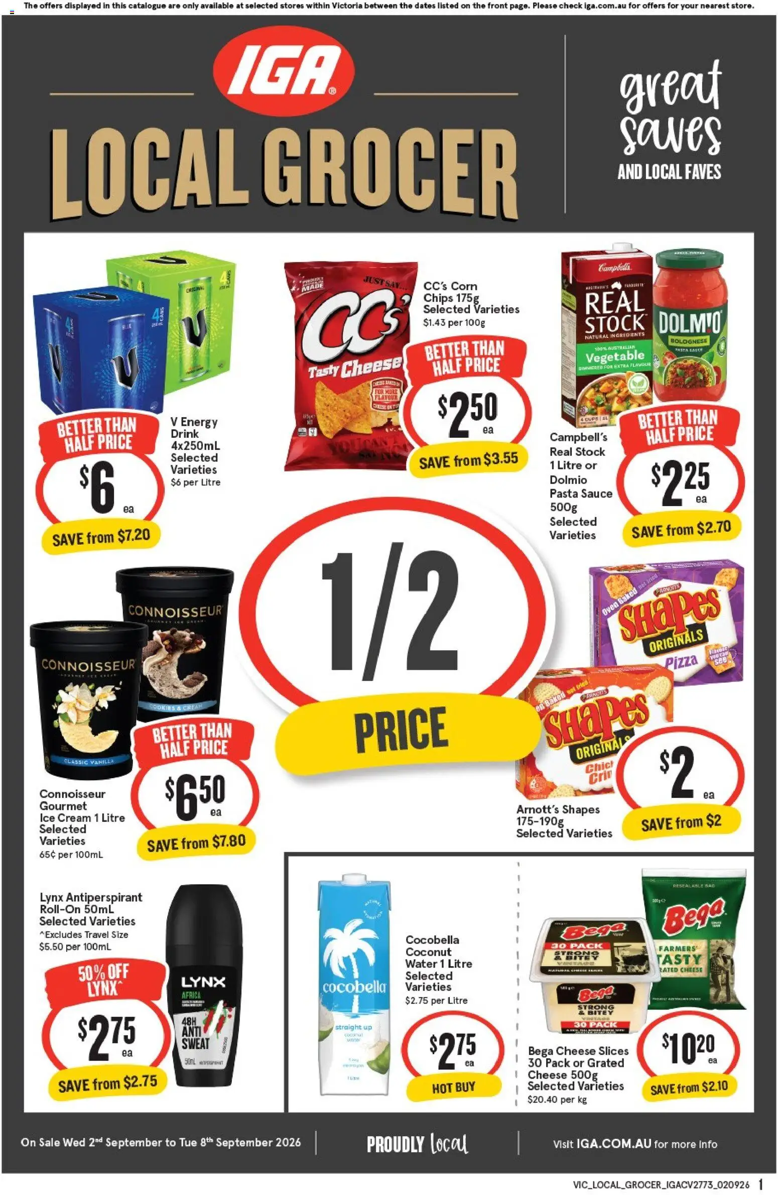 Preview of catalogue IGA catalogue Abbotsford from shop IGA valid 02/09/2026