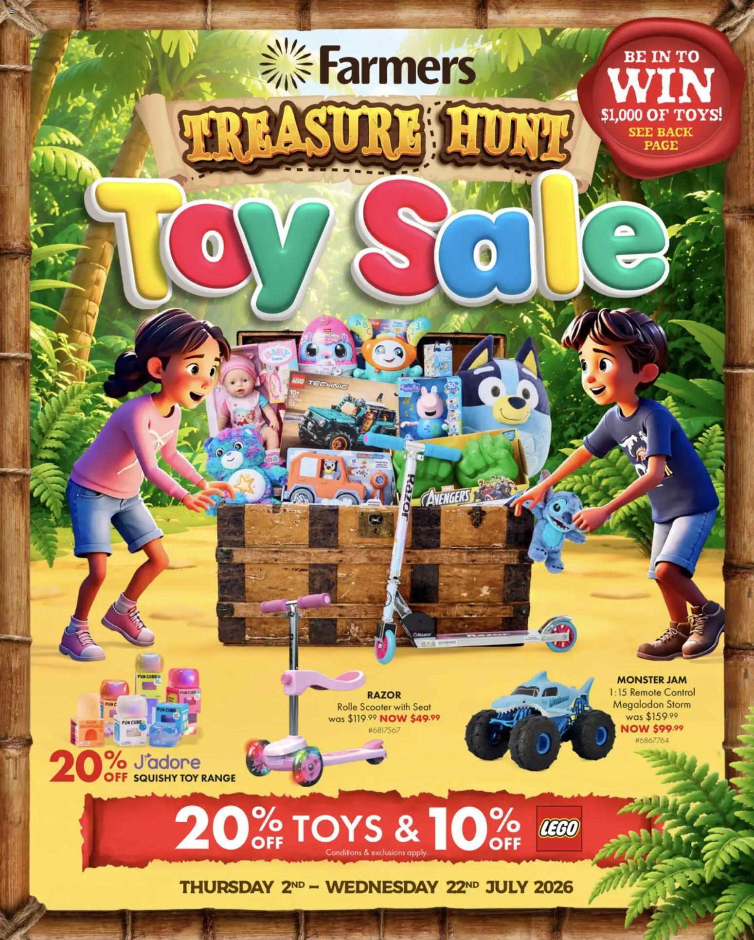Preview of catalogue Farmers Toy Sale from shop Farmers valid 2 Jul 2026