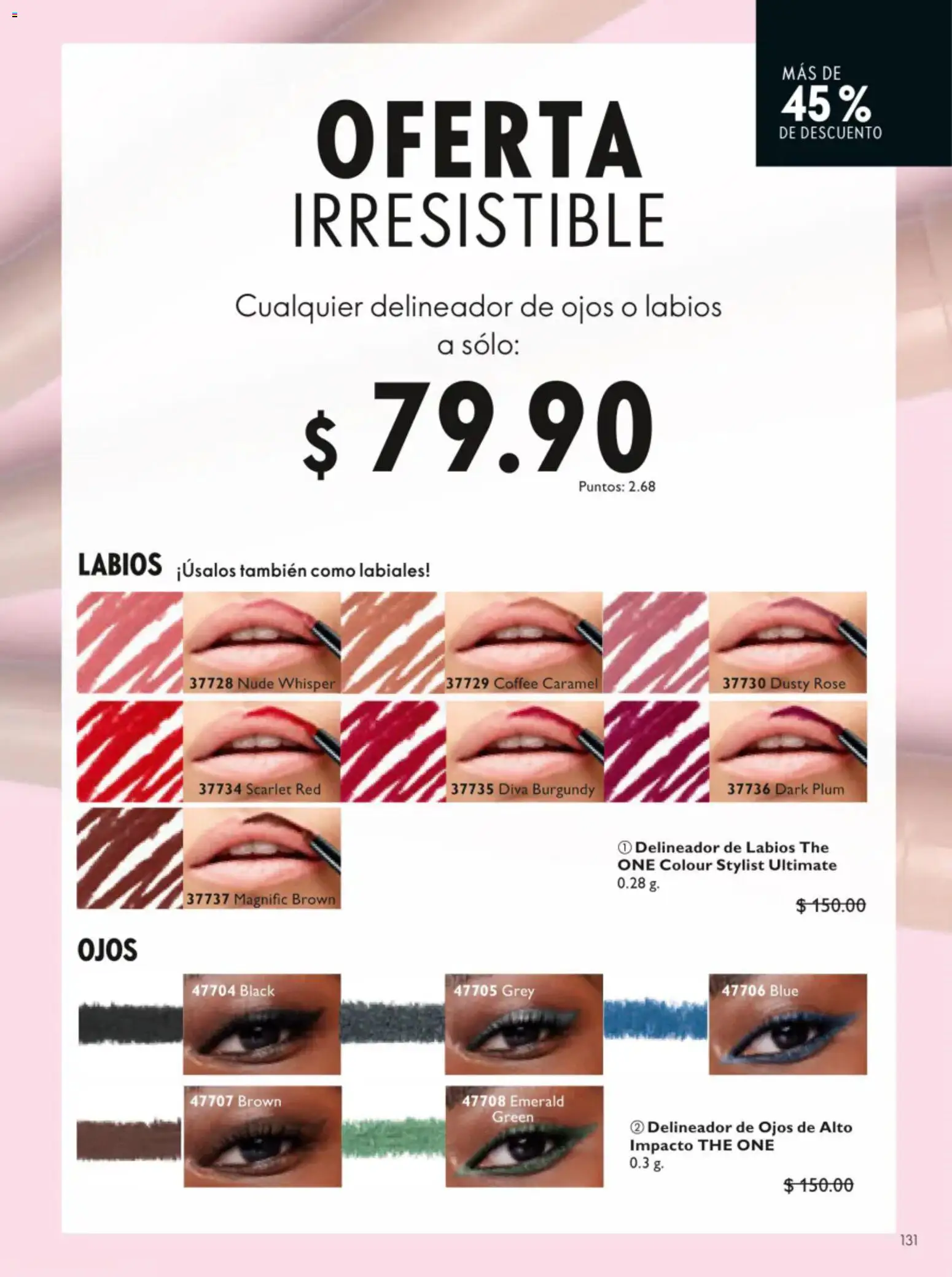 Vista previa las ofertas de la tienda Oriflame - Oriflame campaña 9 2026 desde el 20/06/2026 - Delineador de ojos, Delineador