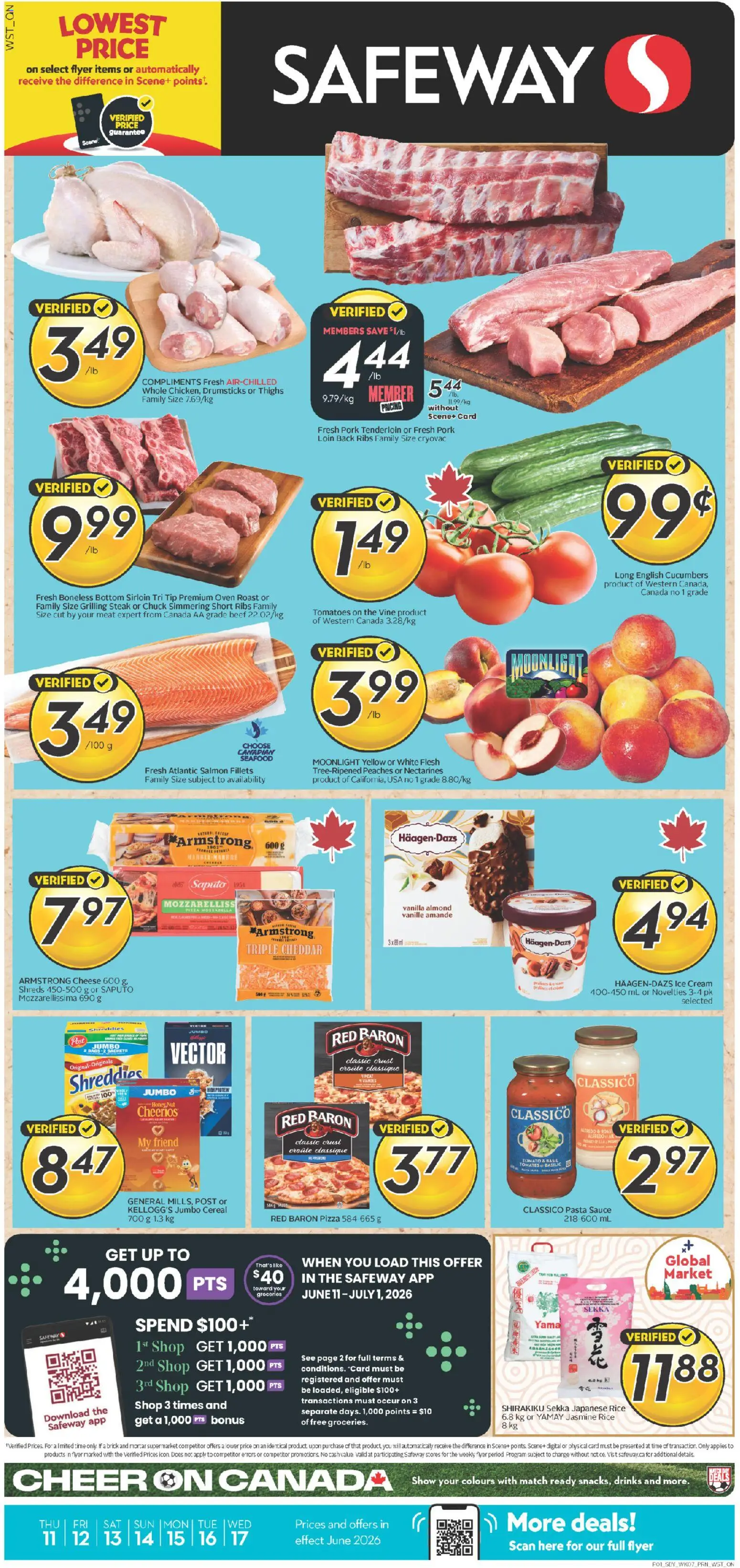 Preview of leaflet Safeway weekly flyer / circulaire from shop Safeway is valid from Jun 11, 2026