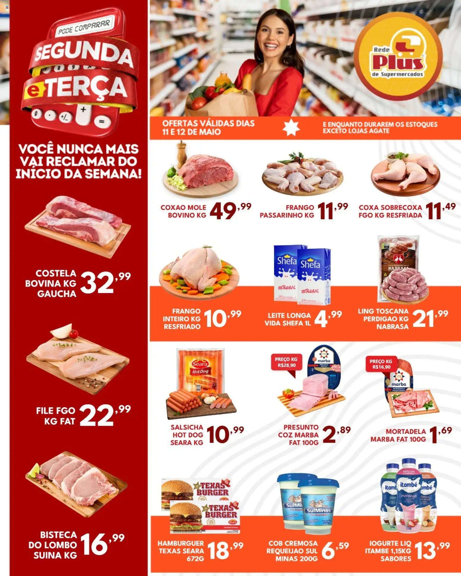 Pré-Visualização do folheto "Rede Plus Supermercados - Ofertas da semana" da loja Rede Plus Supermercados válido a partir de 11/05/2026