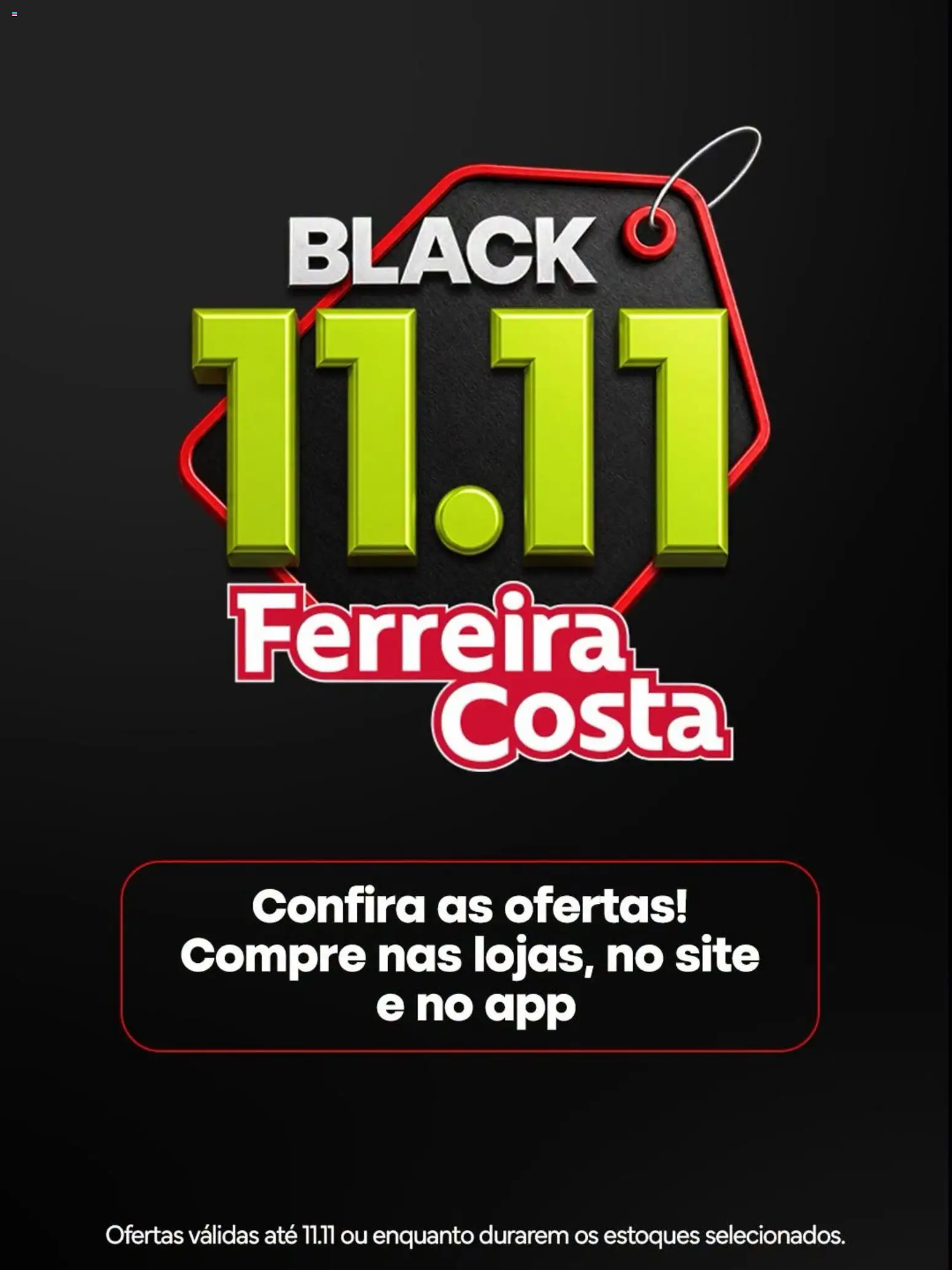 Pré-Visualização do folheto "Ferreira Costa Black Friday" da loja Ferreira Costa válido a partir de 30/10/2026