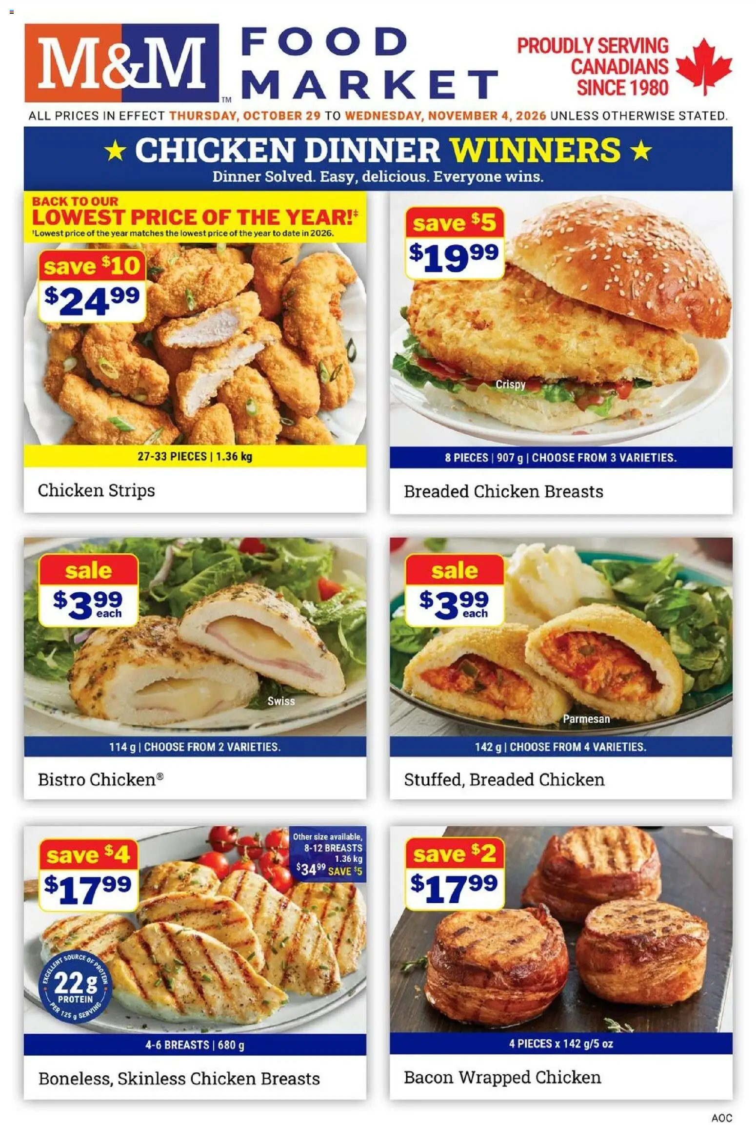 Preview of leaflet M&M Food Market weekly flyer / circulaire from shop M&M Food Market is valid from Oct 29, 2026