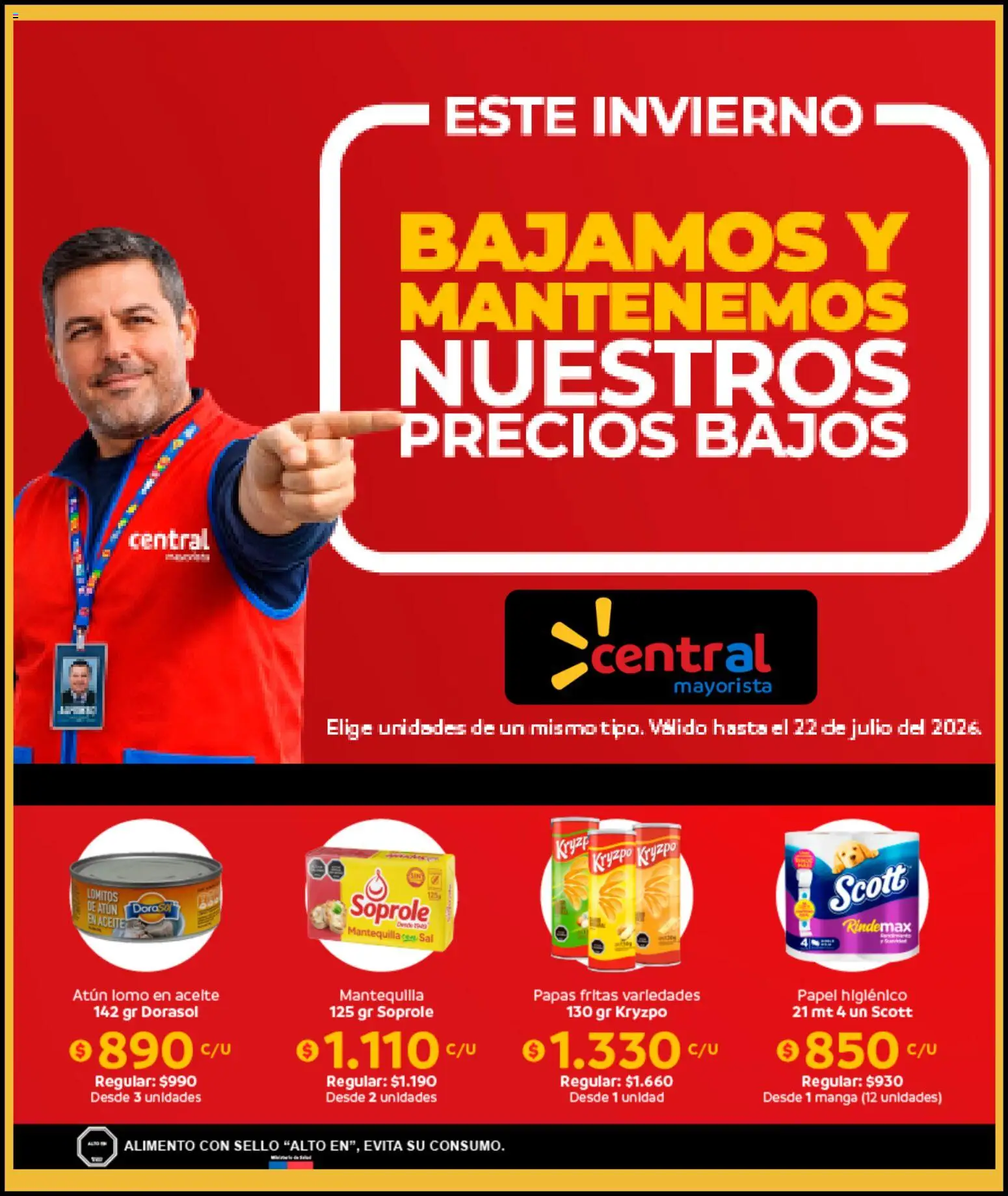 Folleto de la tienda Central Mayorista válido desde el 03.05.2026 