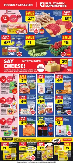 Preview of leaflet Atlantic Superstore weekly flyer / circulaire from shop Atlantic Superstore is valid from Jul 09, 2026